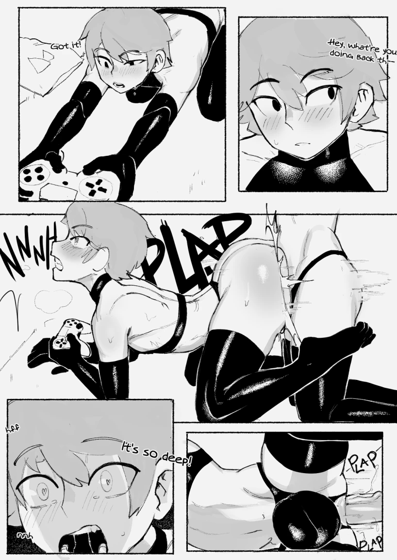 Gamers porn comic picture 5