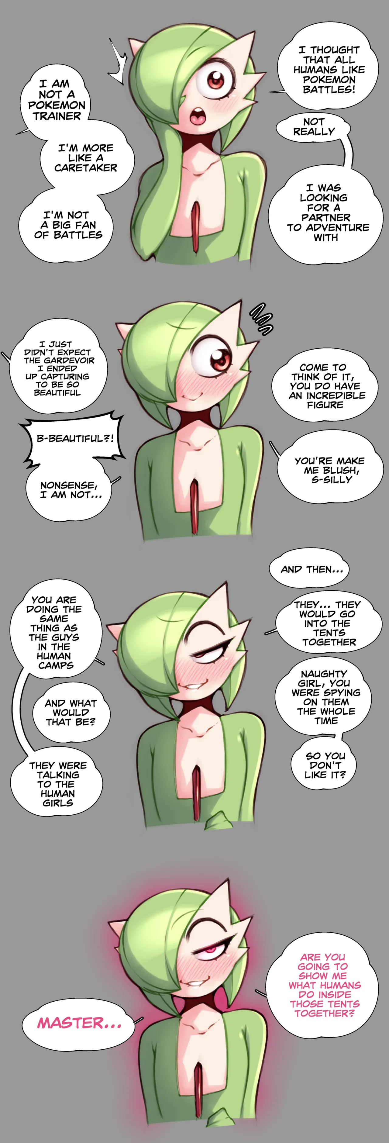 Gardevoir and New Master porn comic picture 2