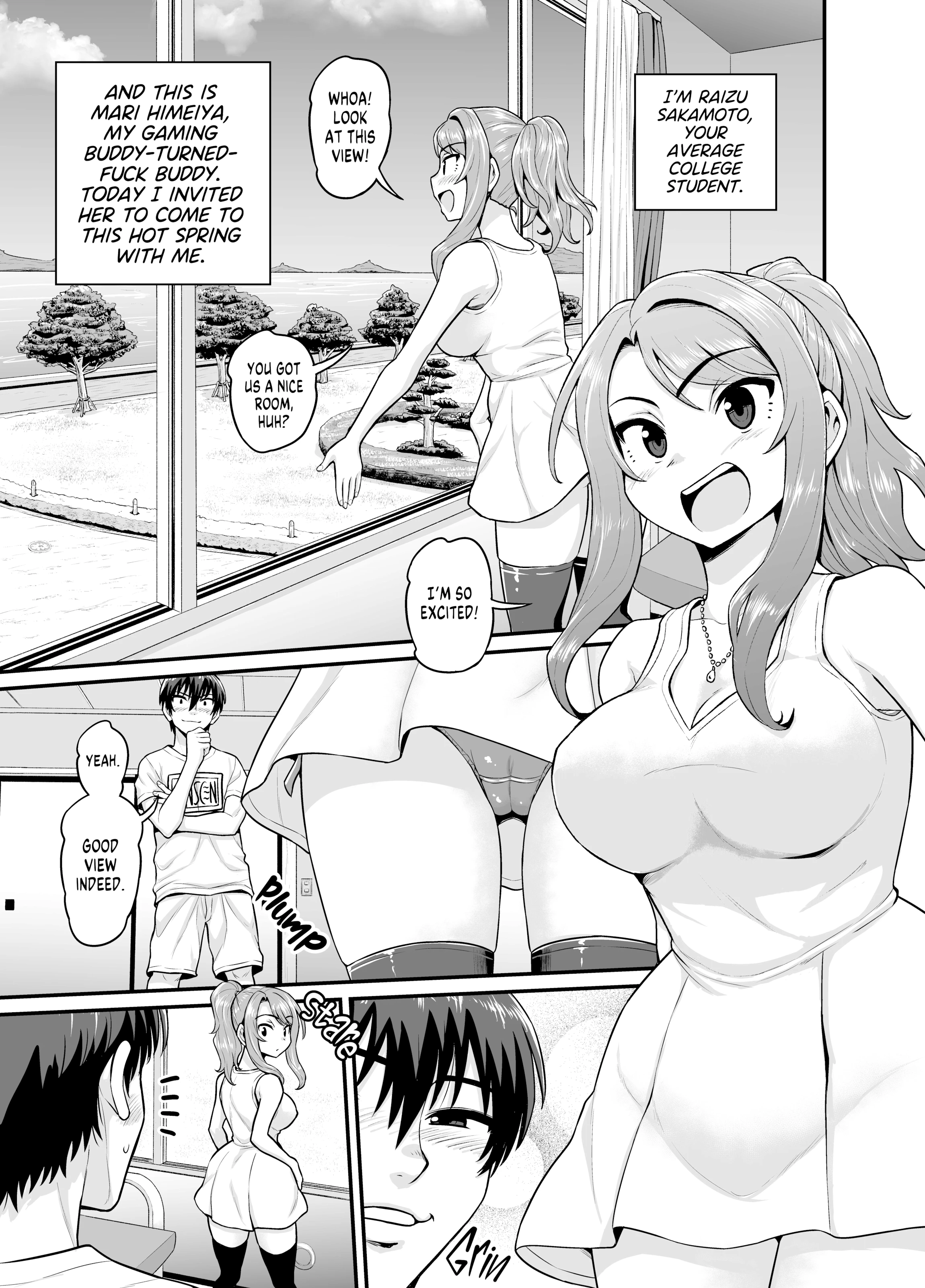 Getting it On With Your Gaming Buddy at the Hot Spring porn comic picture 2