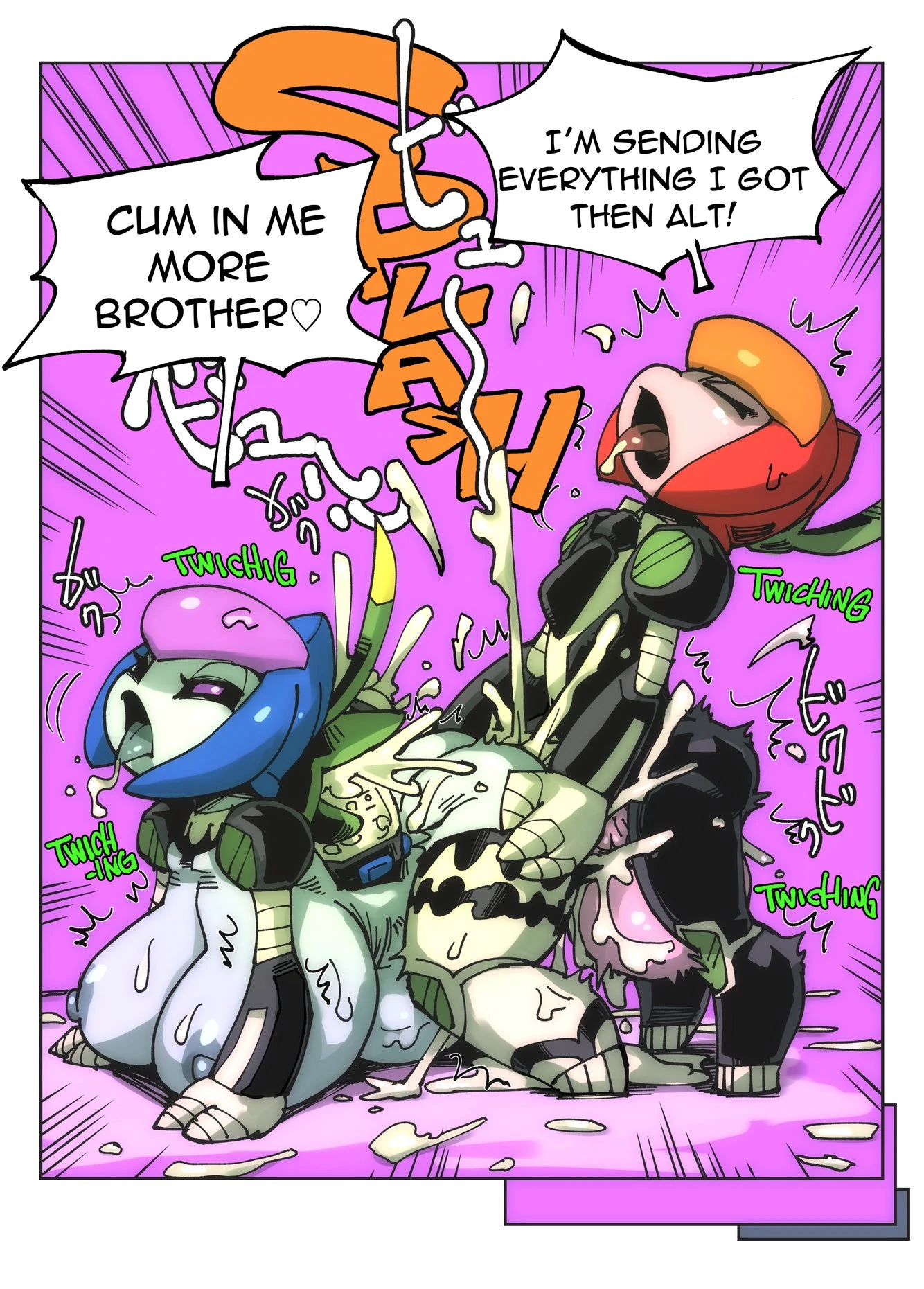Ghost'N'Bots porn comic picture 12