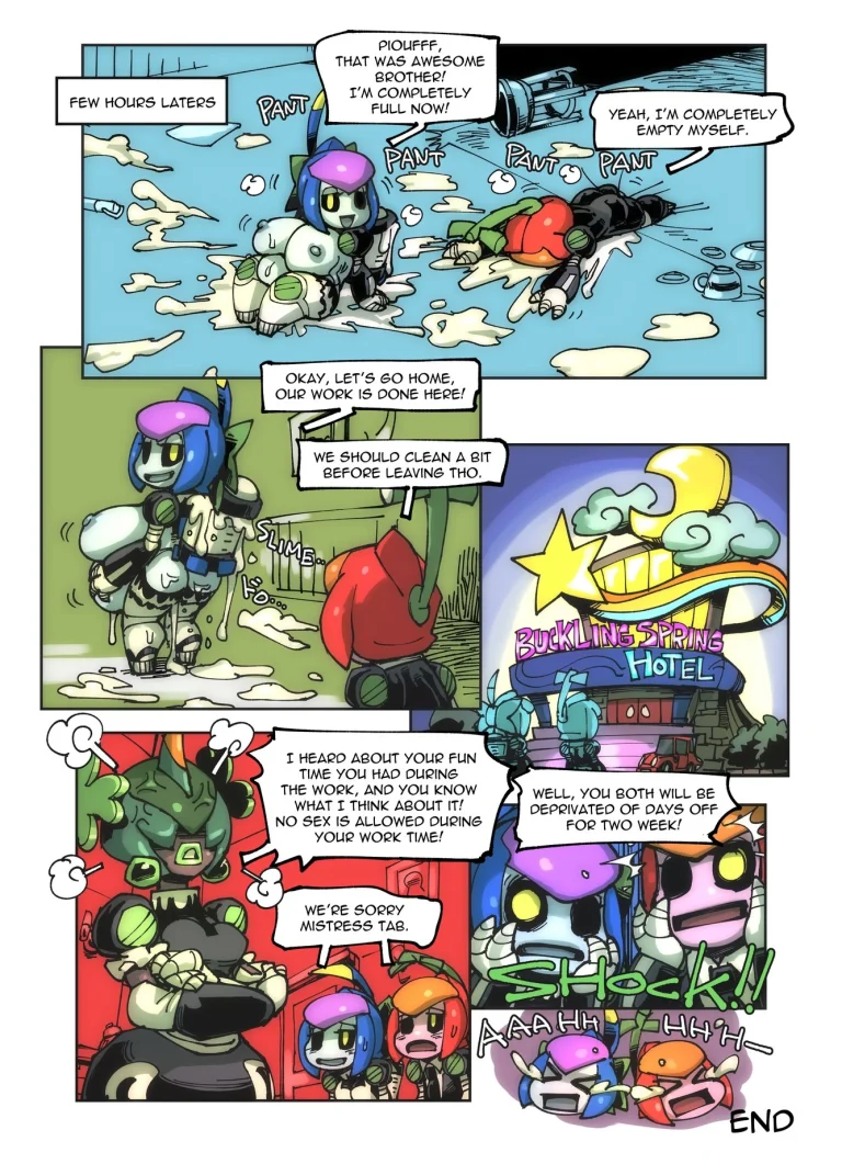 Ghost'N'Bots porn comic picture 13