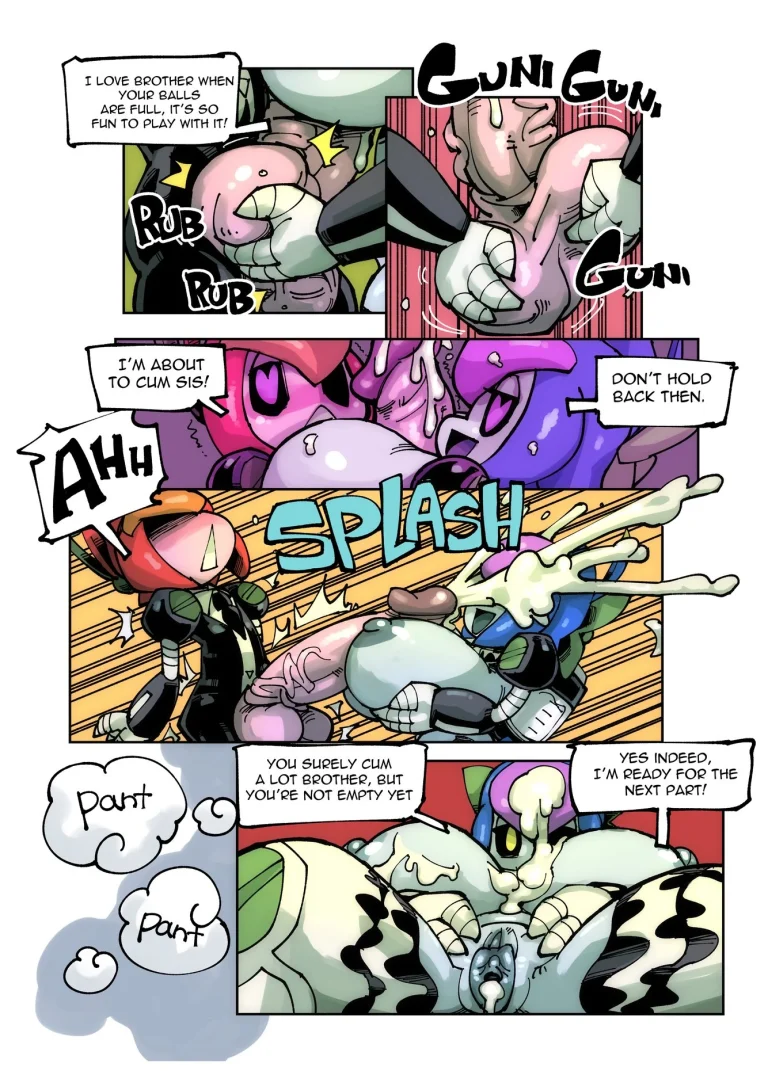 Ghost'N'Bots porn comic picture 7