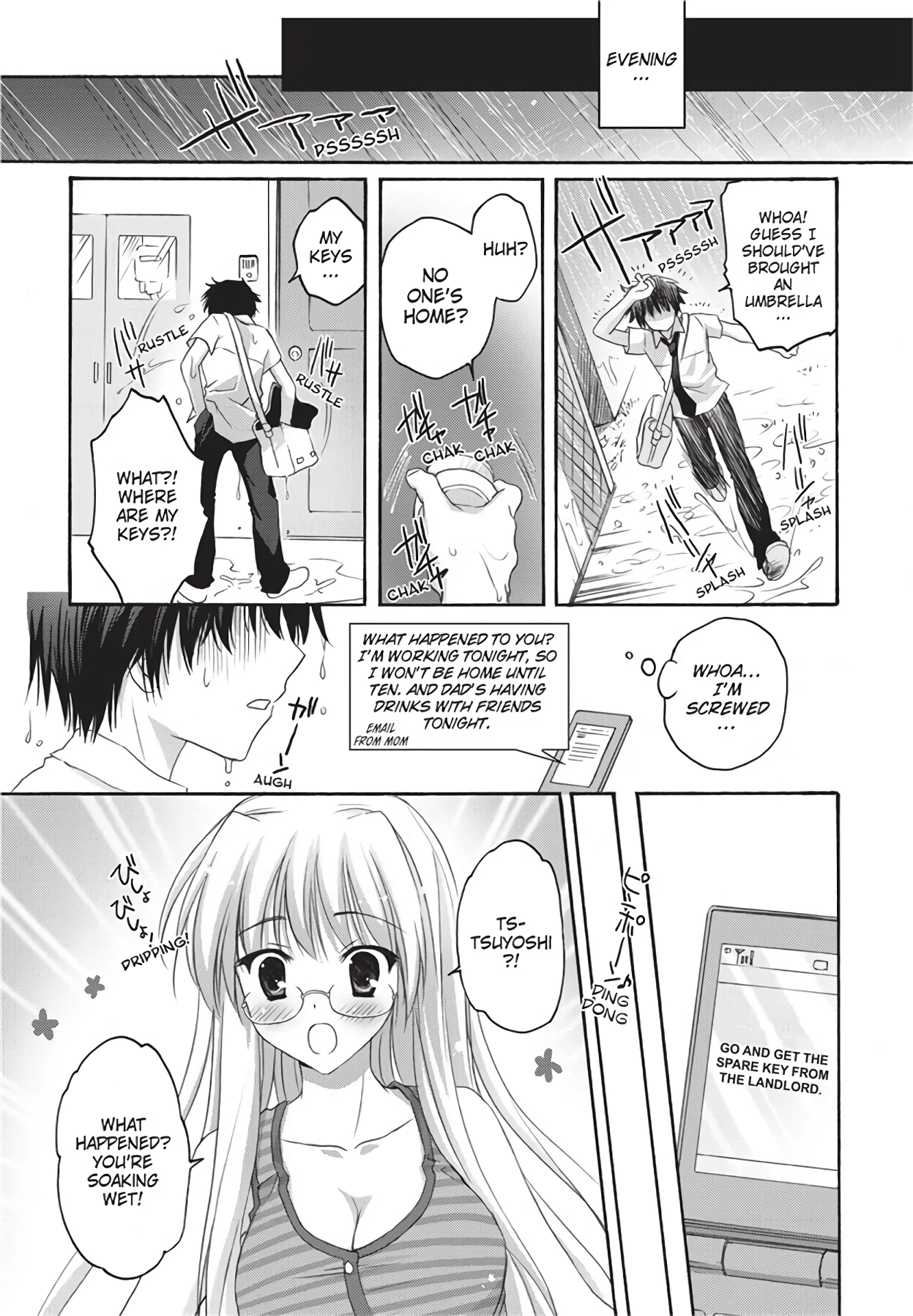 Girl In The Rain porn comic picture 3