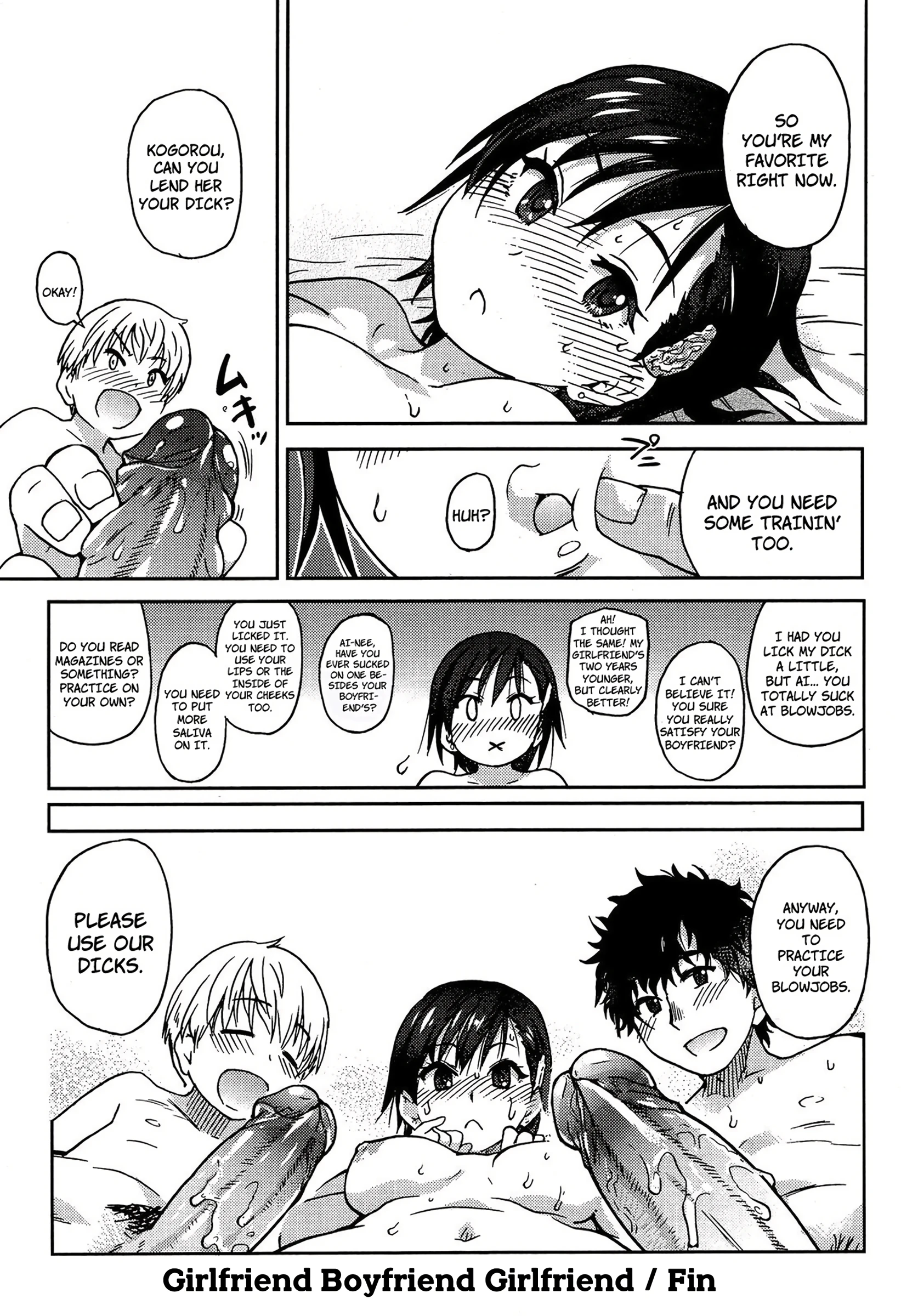 Girlfriend Boyfriend Girlfriend porn comic picture 33