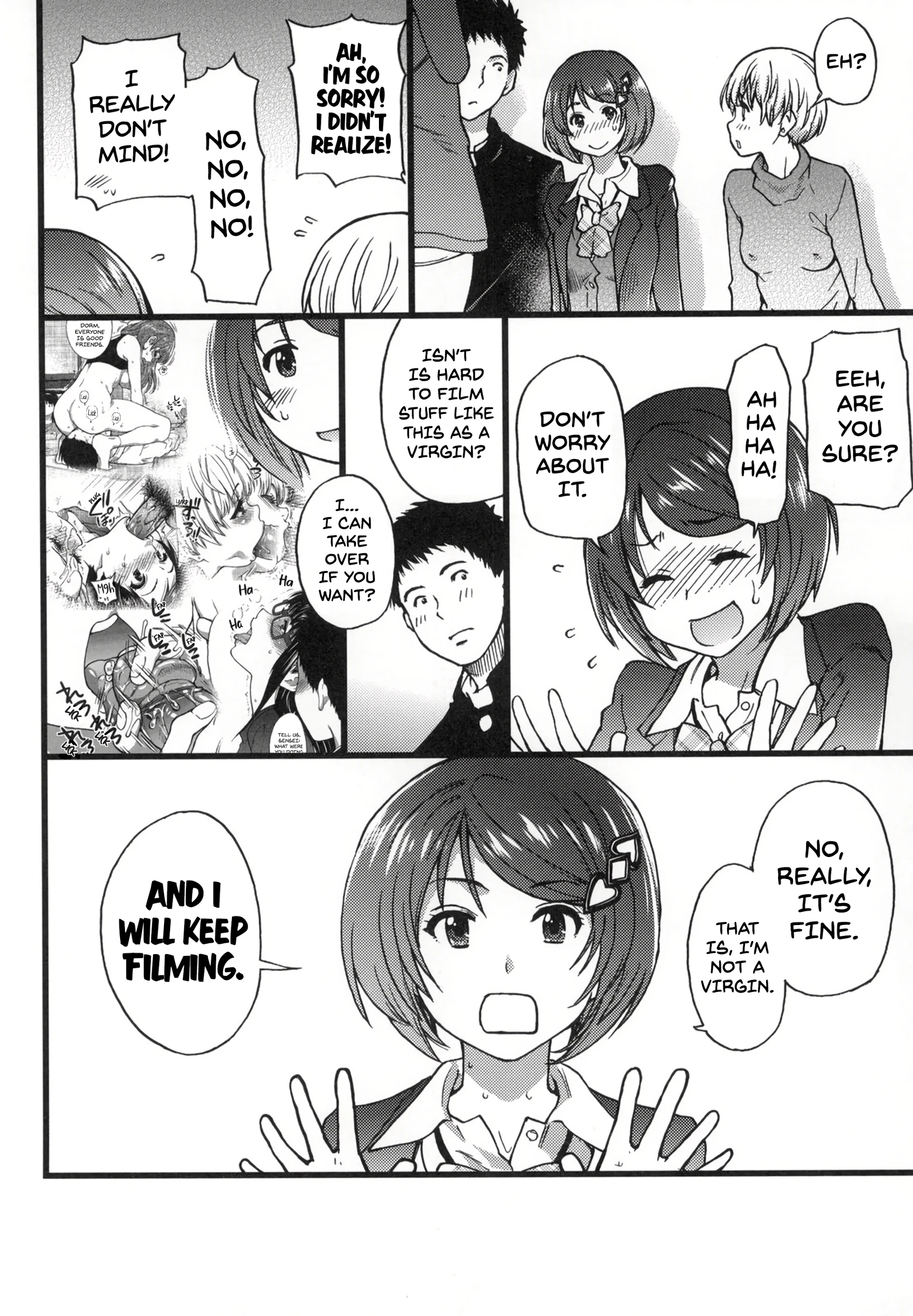 Go Ahead And Film My Hard Penis 2 porn comic picture 4