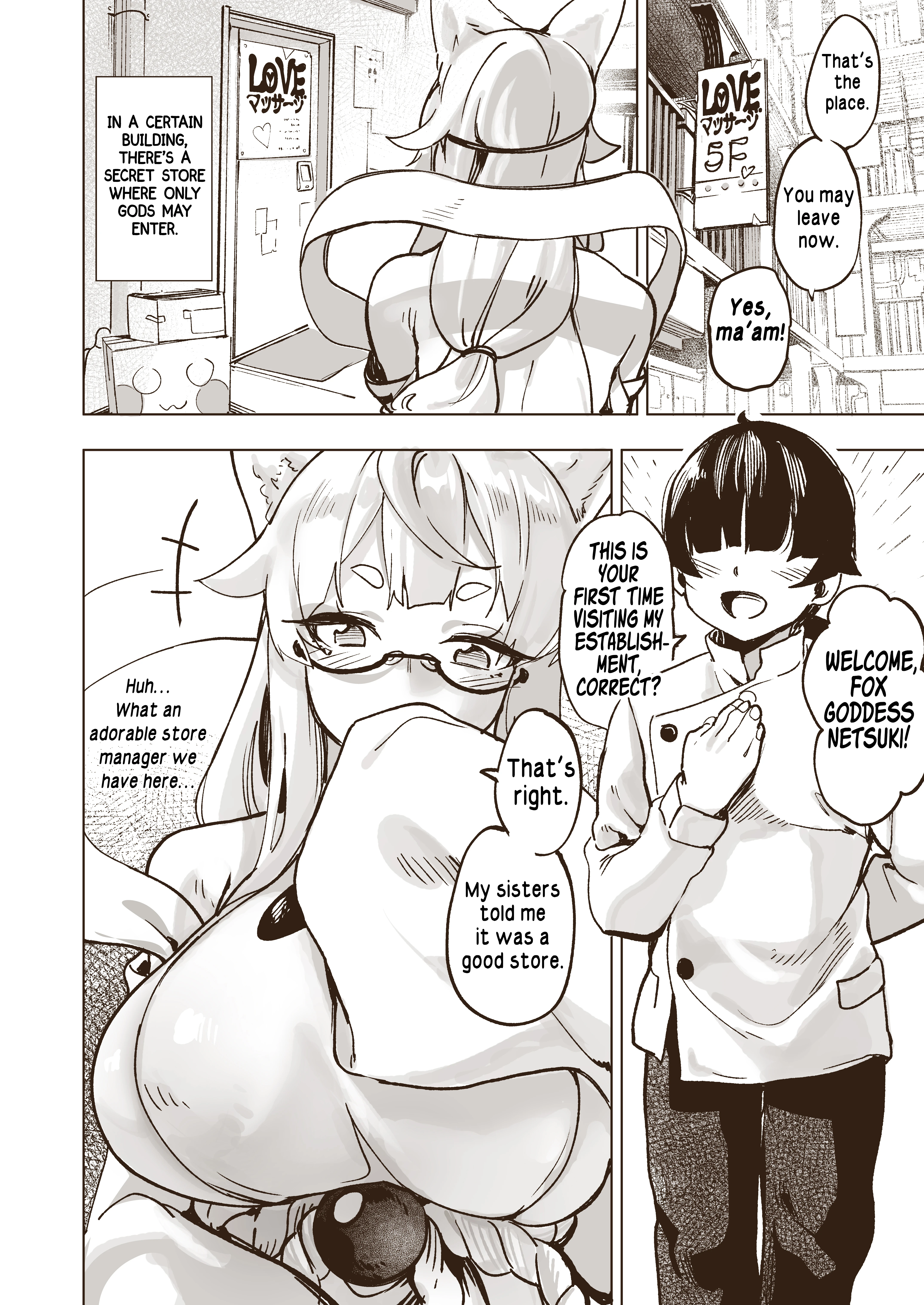 Goddesses Pleasure Parlor porn comic picture 3