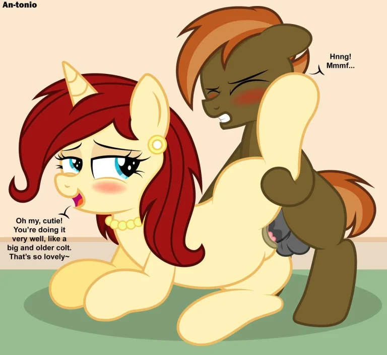Golden and Button porn comic picture 3