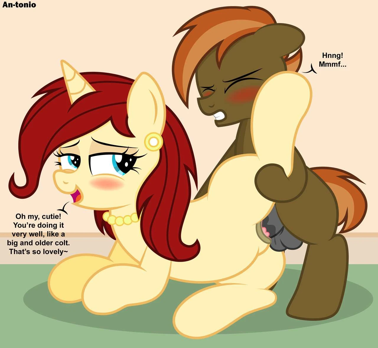 Golden and Button porn comic picture 3