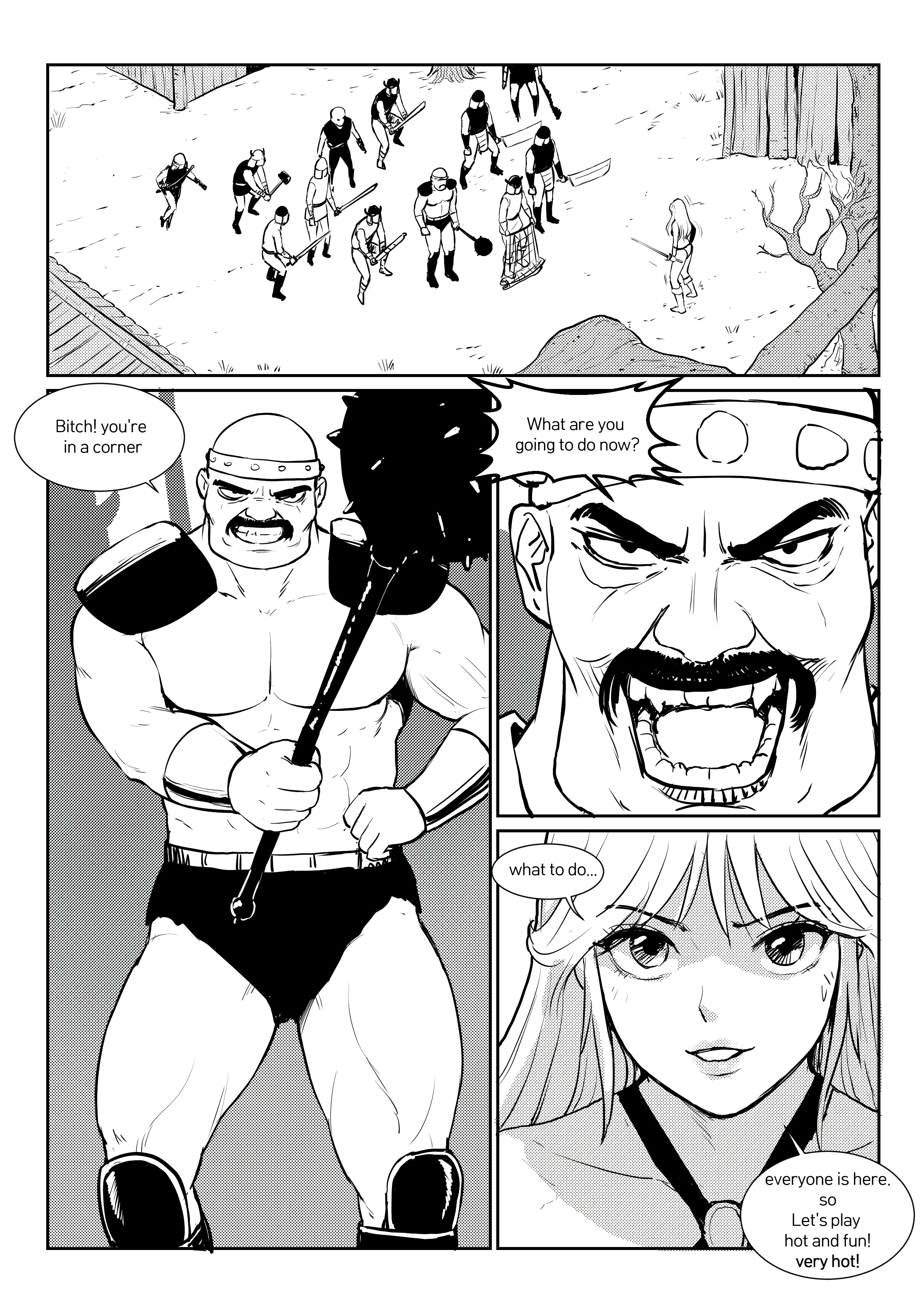 Golden Axe Tyris porn comic picture 12