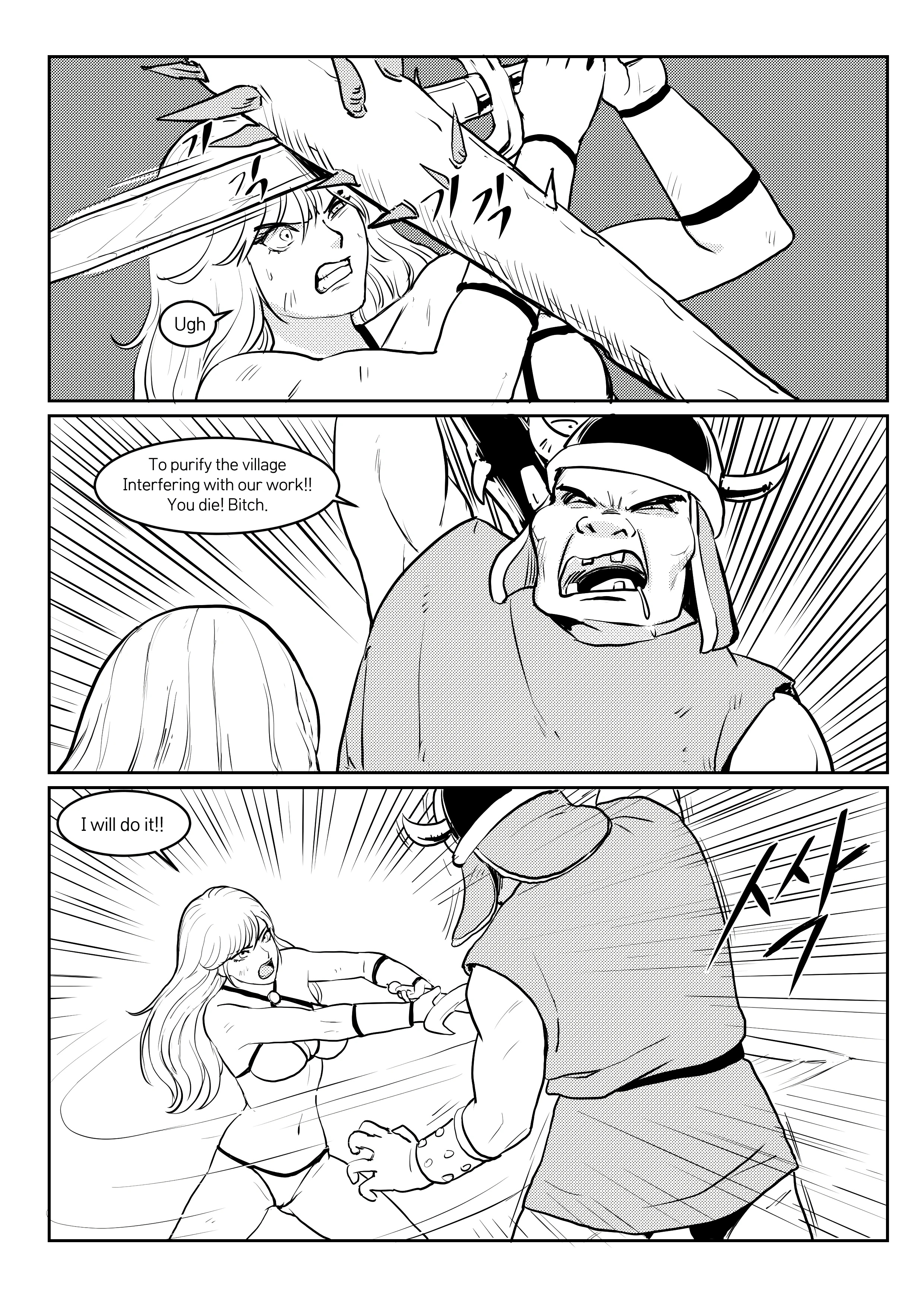 Golden Axe Tyris porn comic picture 3
