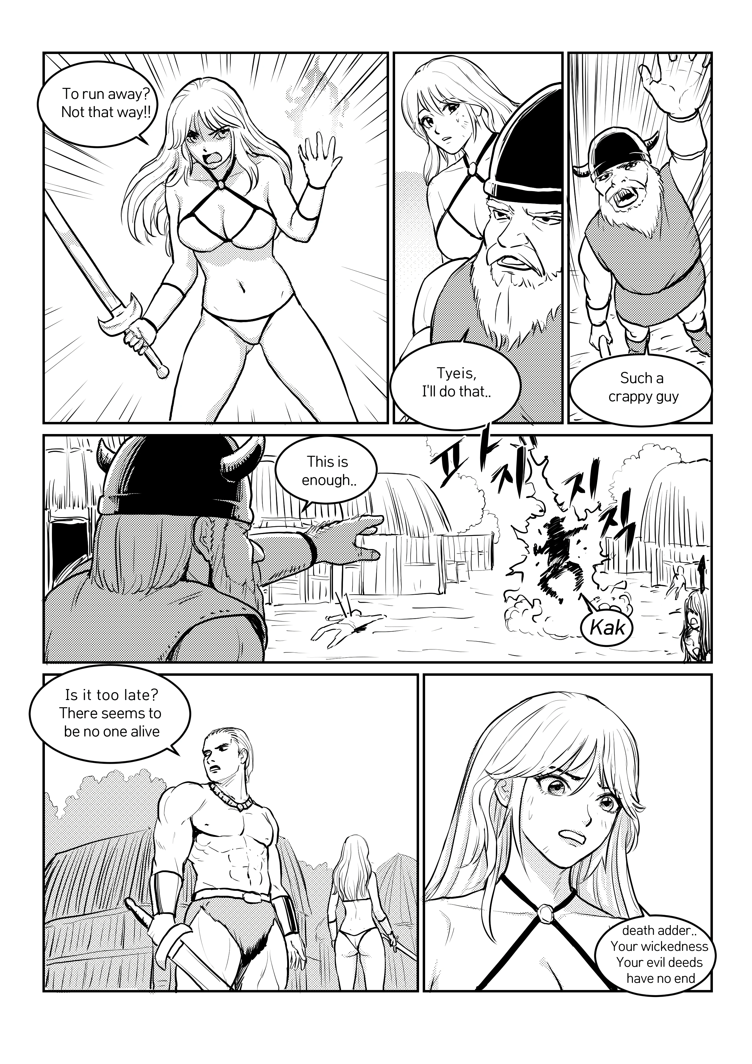 Golden Axe Tyris porn comic picture 5
