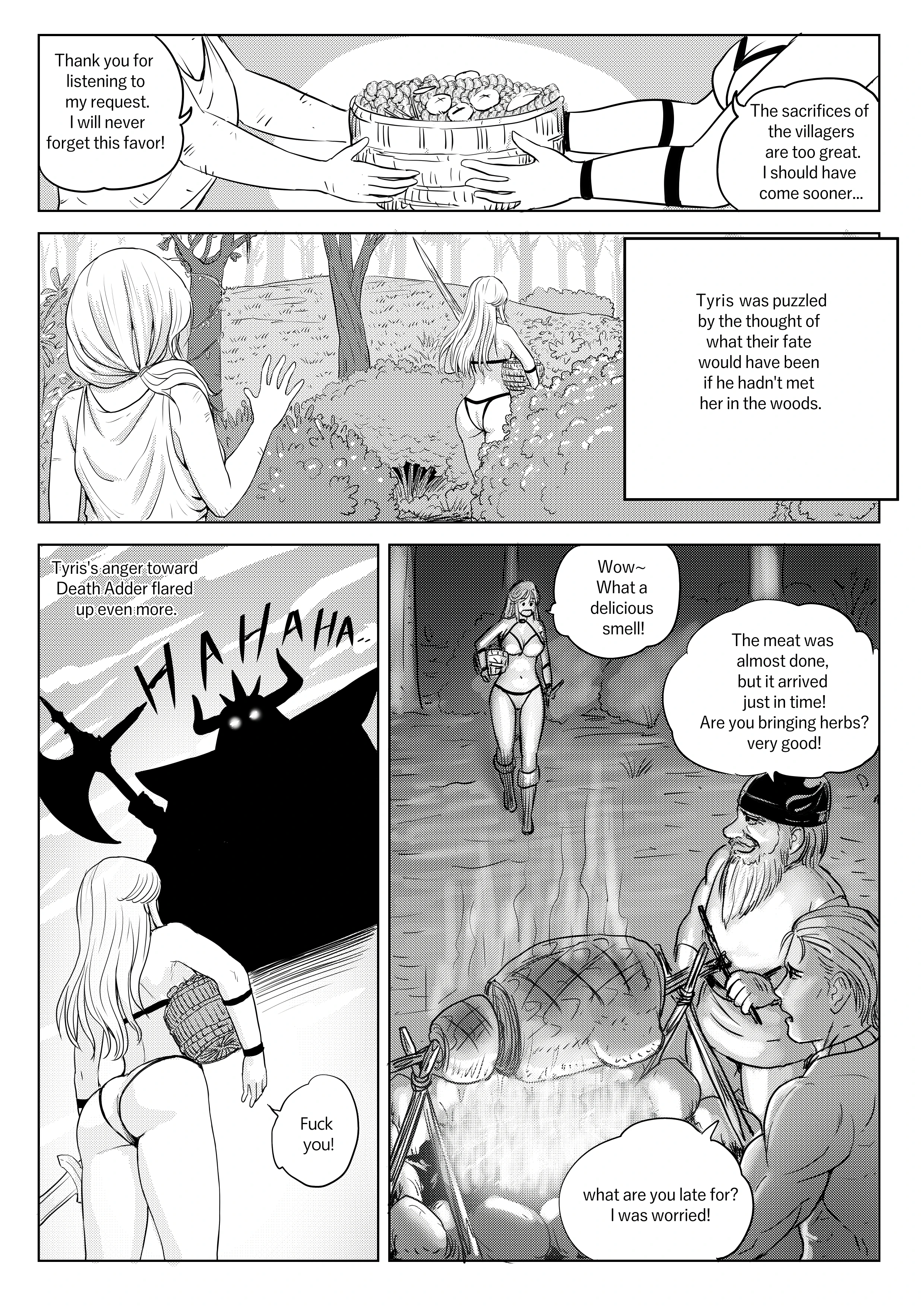 Golden Axe Tyris porn comic picture 70