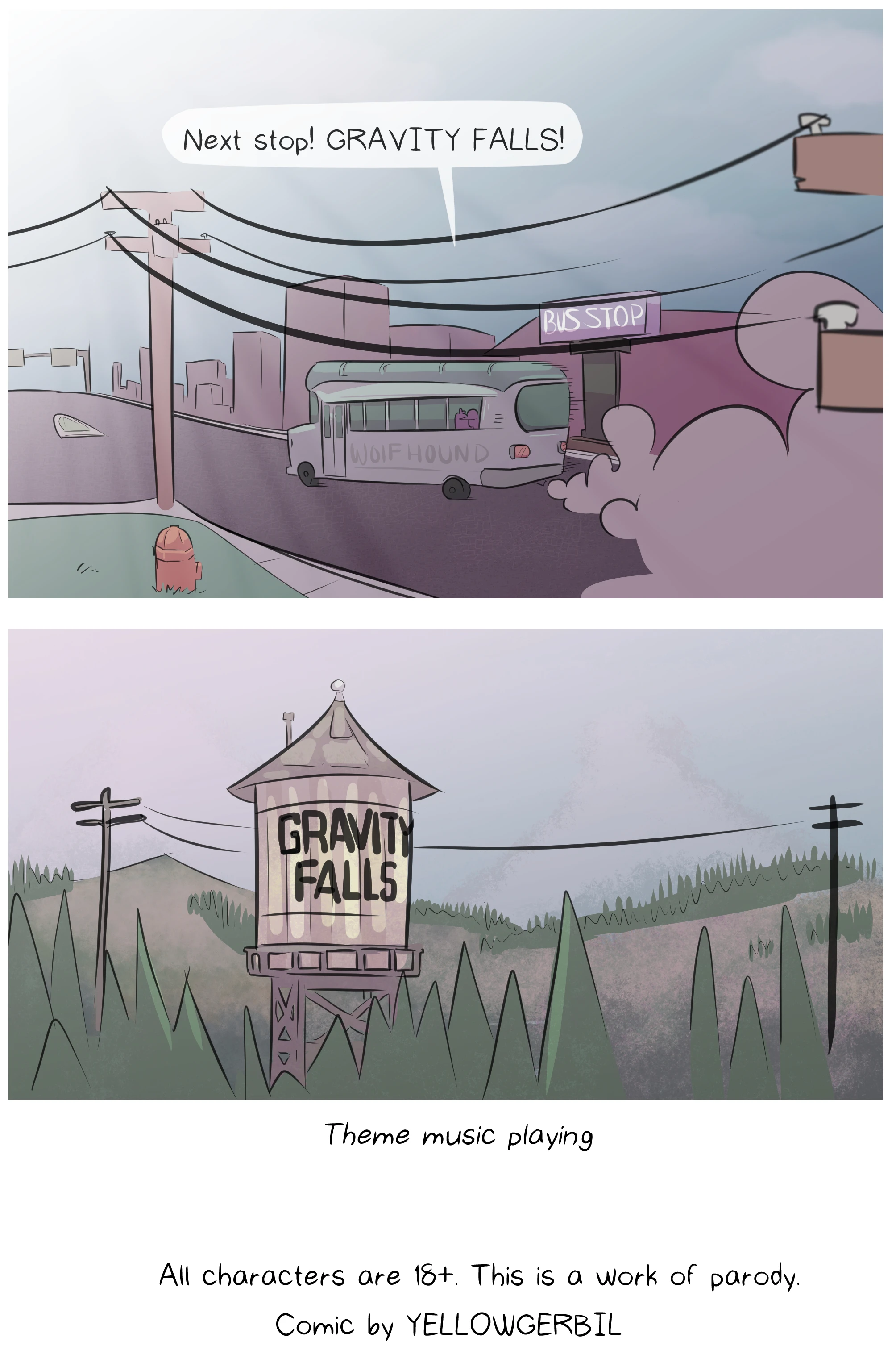 Gravity Falls Porn Parody 1 porn comic picture 2