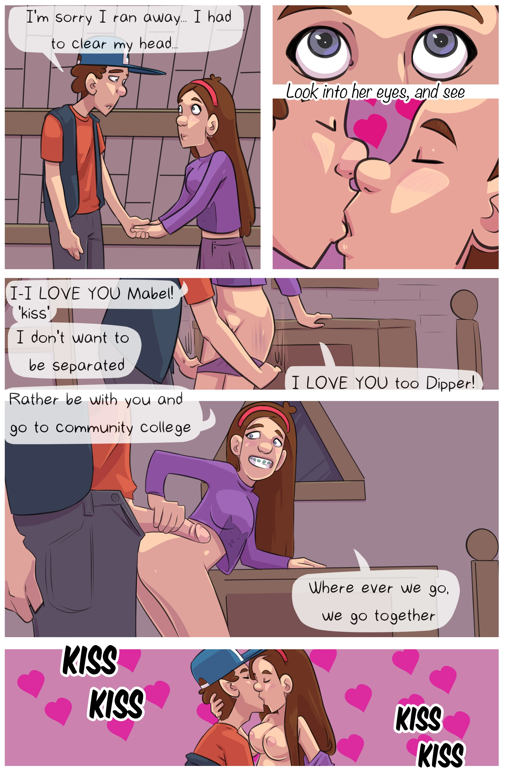 Gravity Falls Porn Parody 1 porn comic picture 27