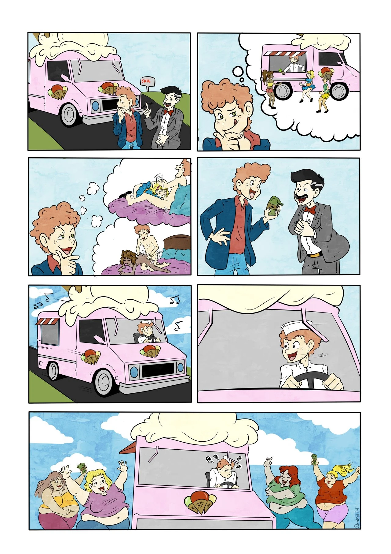 Grin and Bare It porn comic picture 2