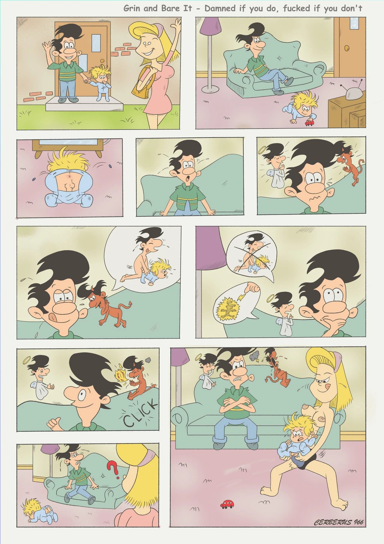 Grin and Bare It porn comic picture 29