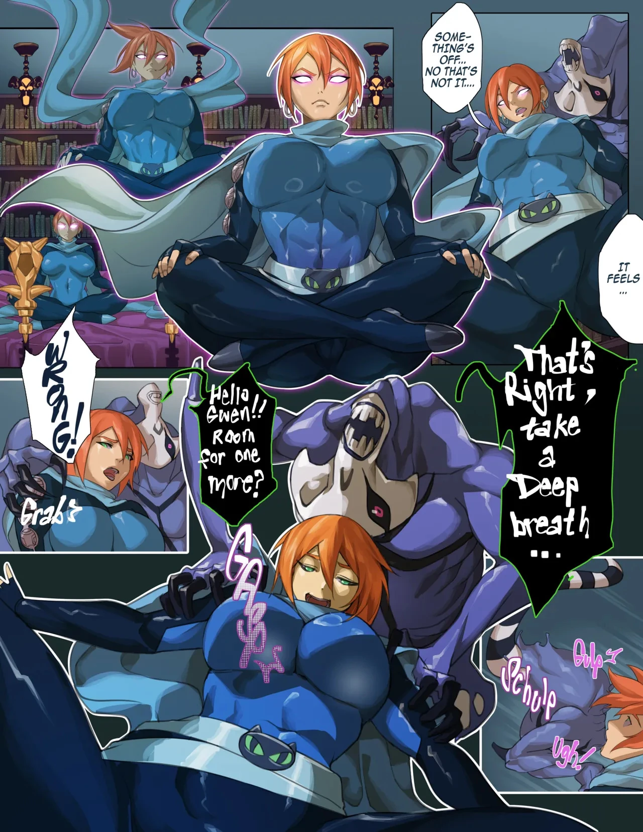 Gwen Freaked porn comic picture 3