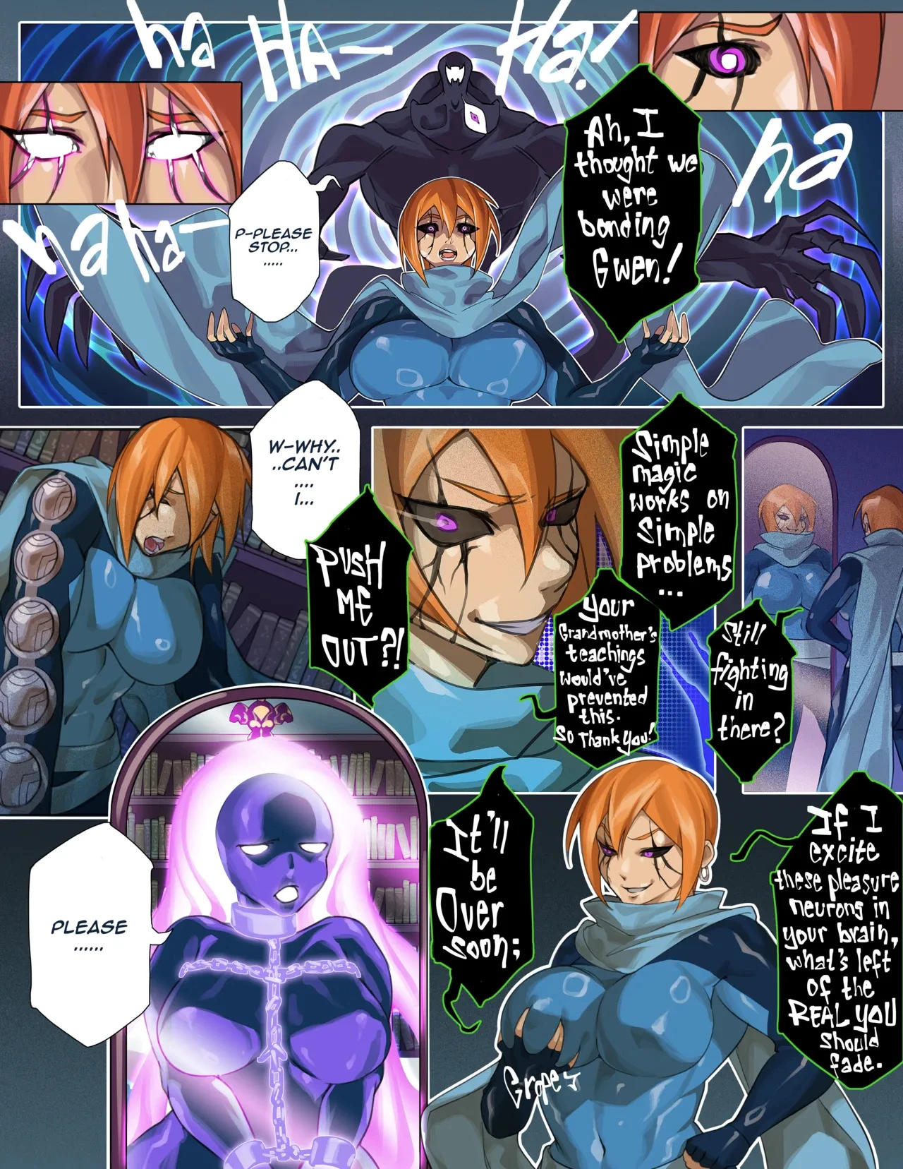 Gwen Freaked porn comic picture 6