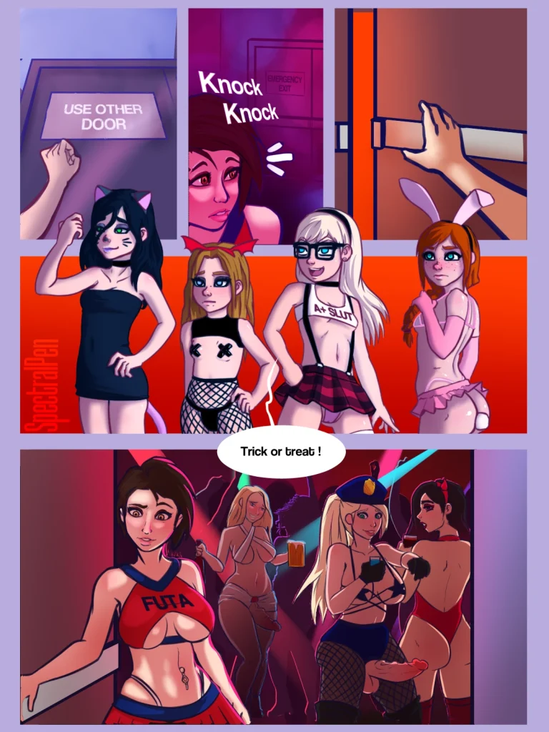 Halloween - Spectral Pen porn comic picture 1