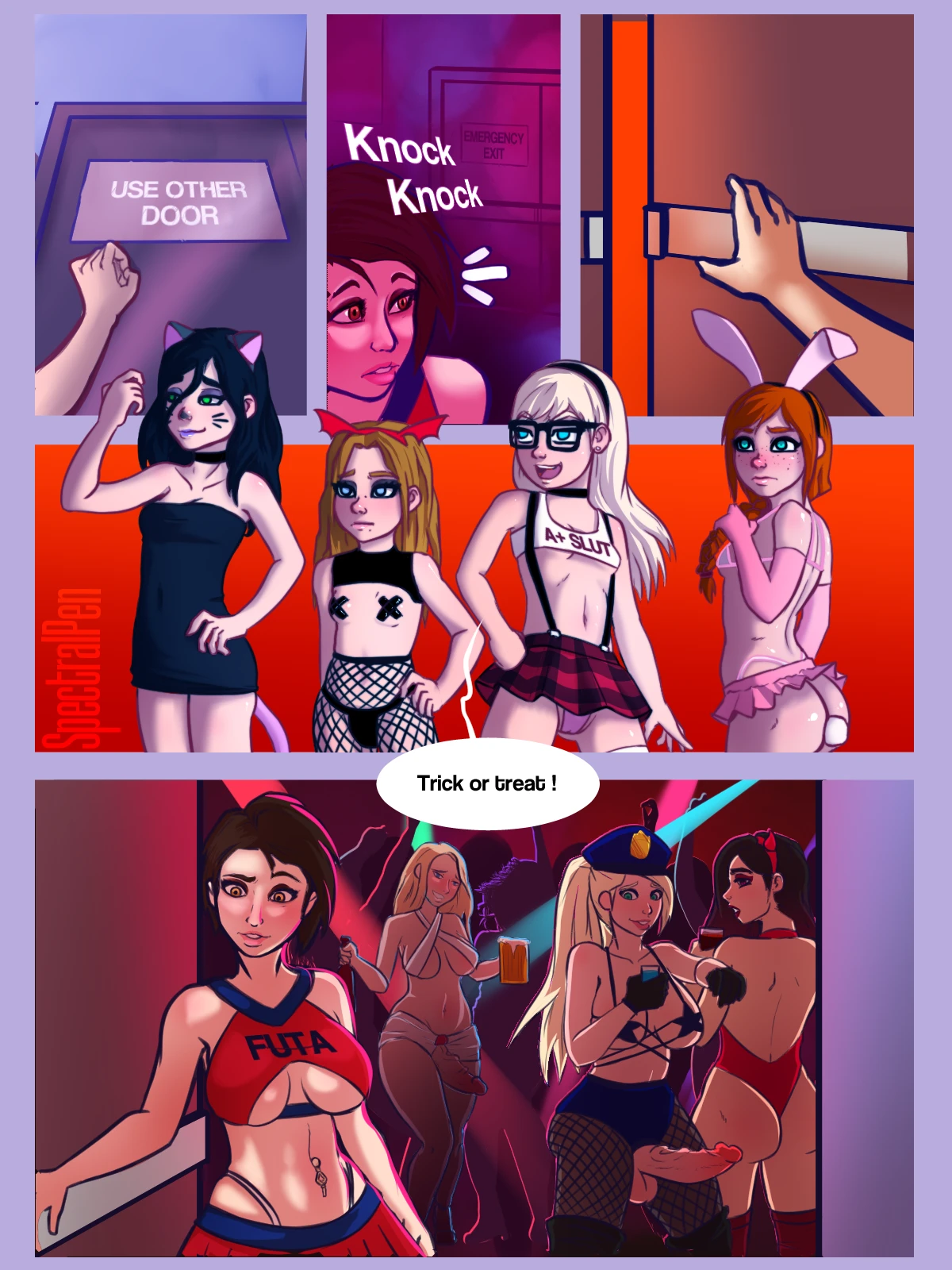 Halloween - Spectral Pen porn comic picture 1