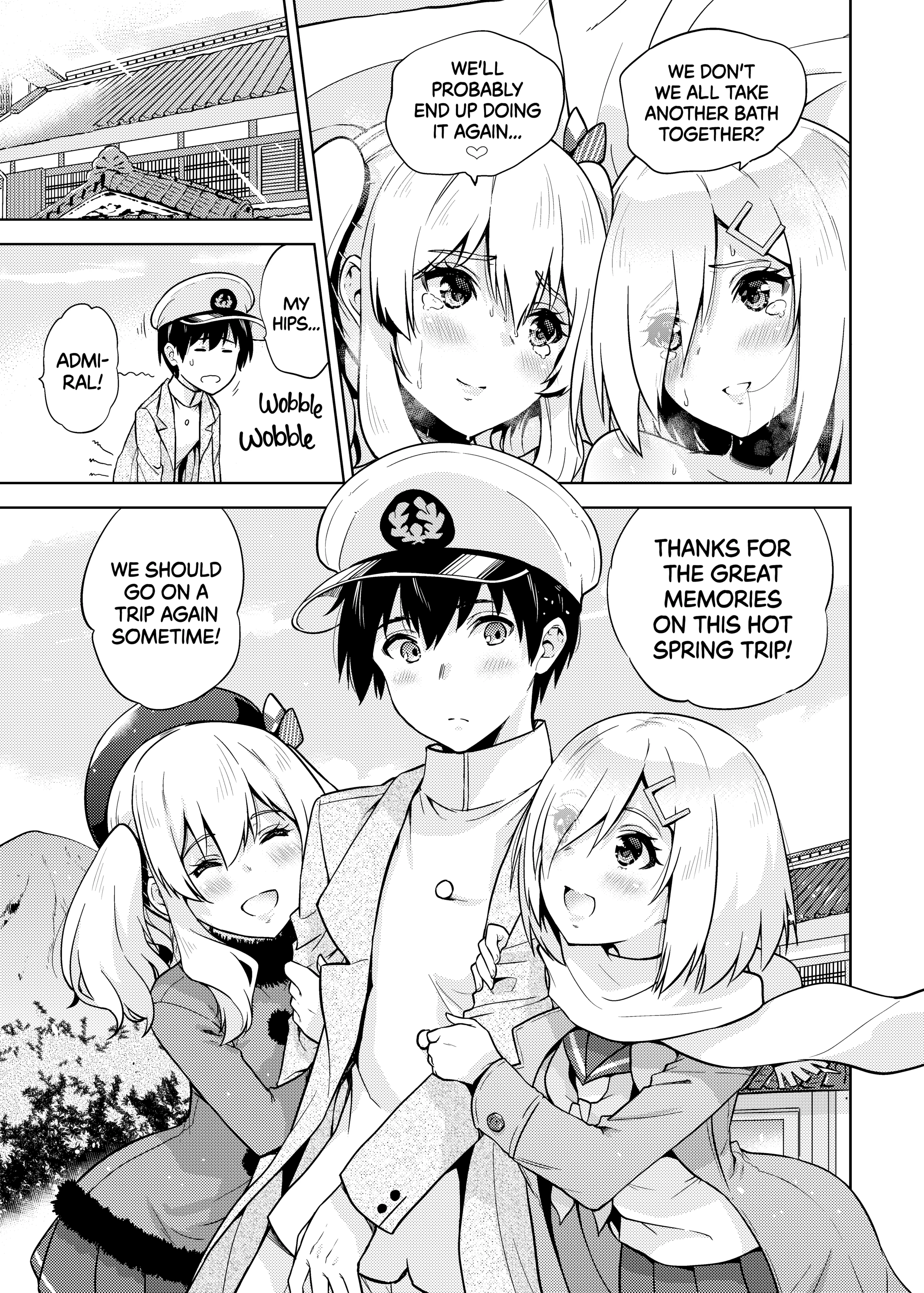 Hamakaze and Kashima in Hot Springs and Yukata porn comic picture 24