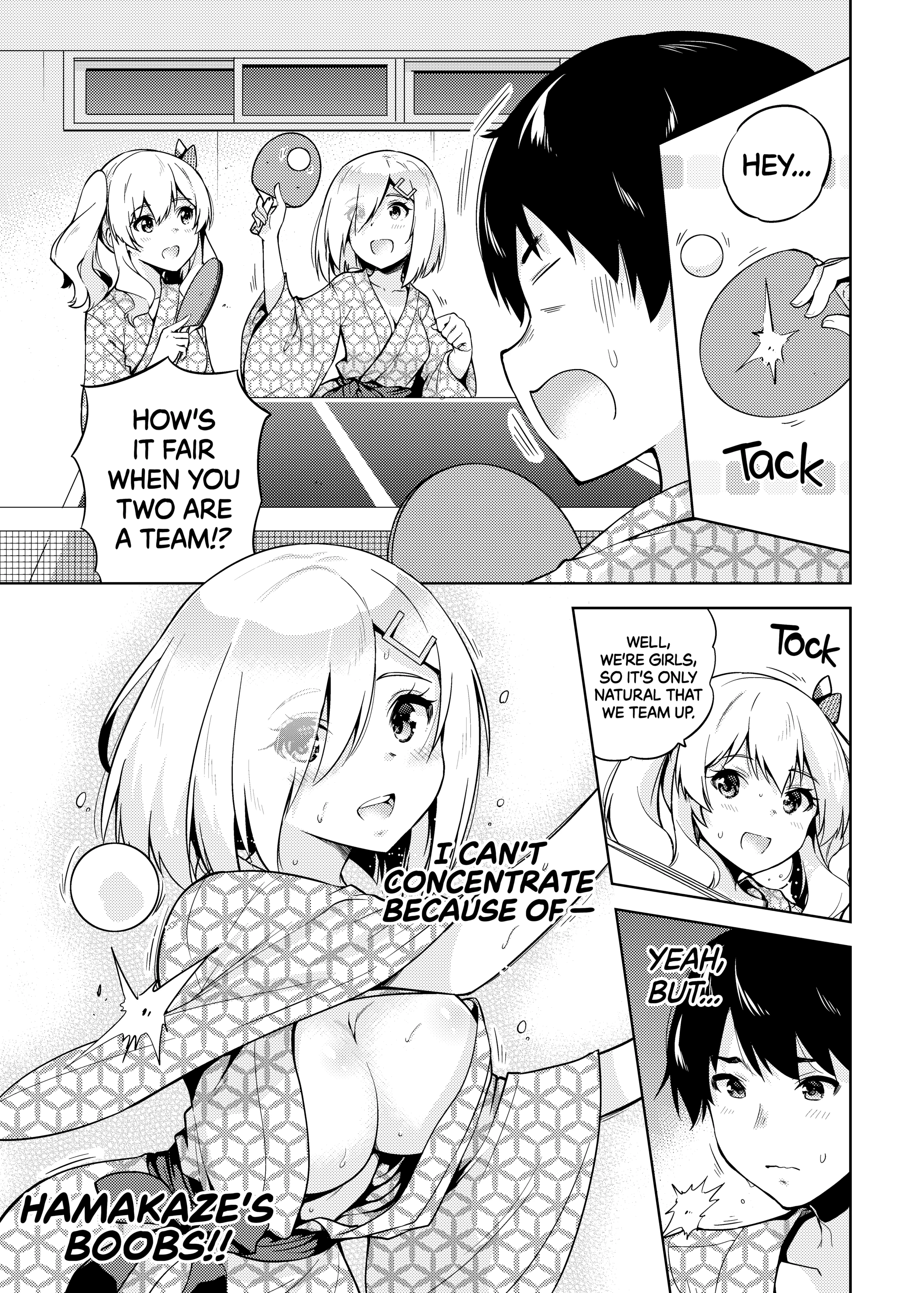 Hamakaze and Kashima in Hot Springs and Yukata porn comic picture 4