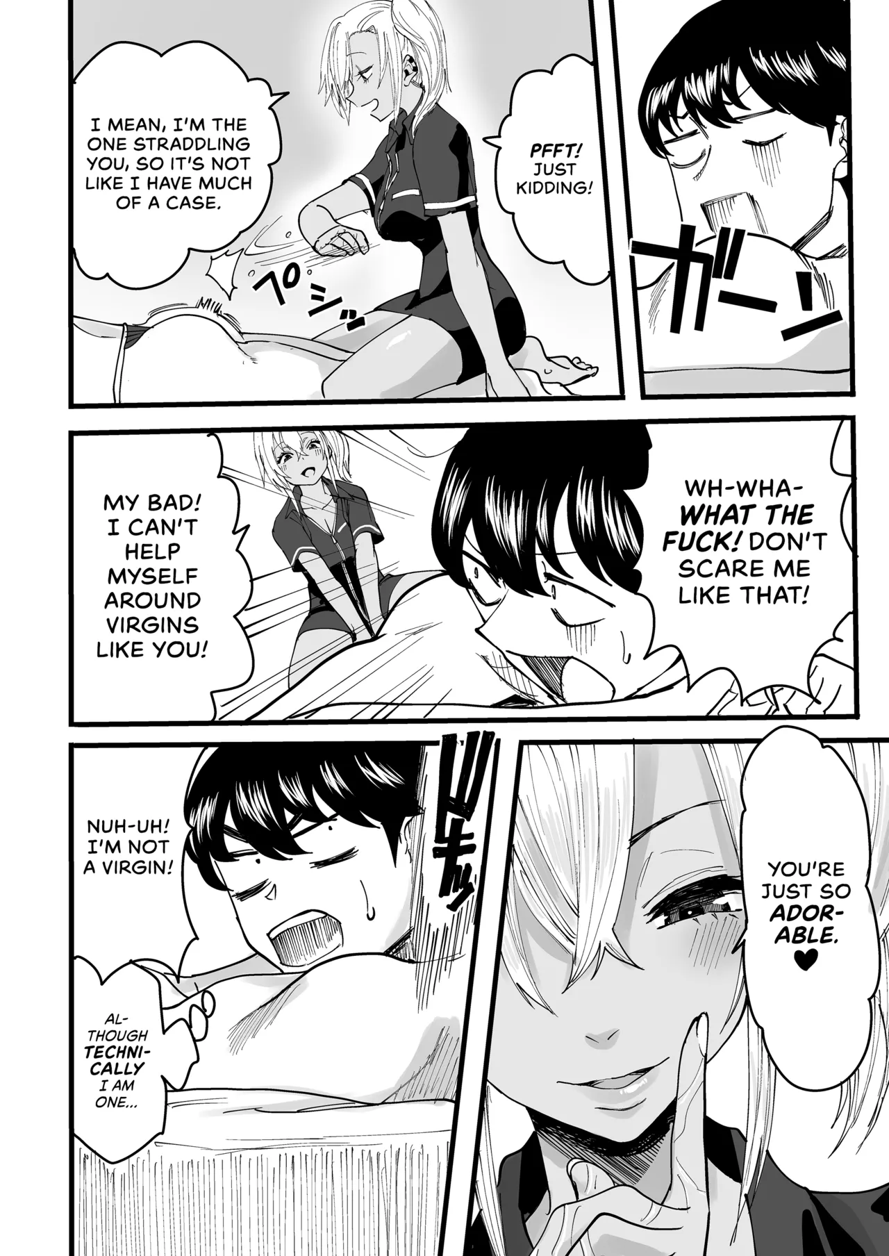 Happy Endings with a Tanned Gyaru Massage Therapist porn comic picture 13