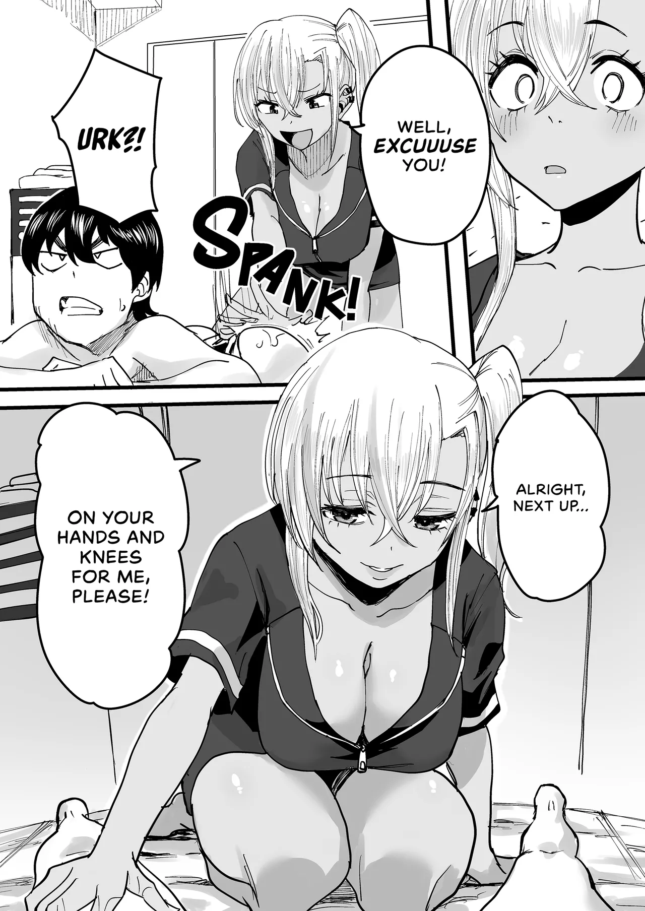 Happy Endings with a Tanned Gyaru Massage Therapist porn comic picture 15