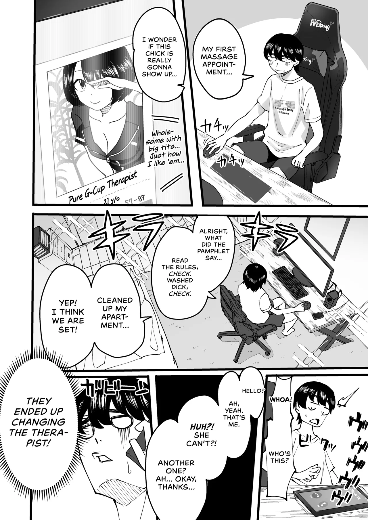 Happy Endings with a Tanned Gyaru Massage Therapist porn comic picture 3