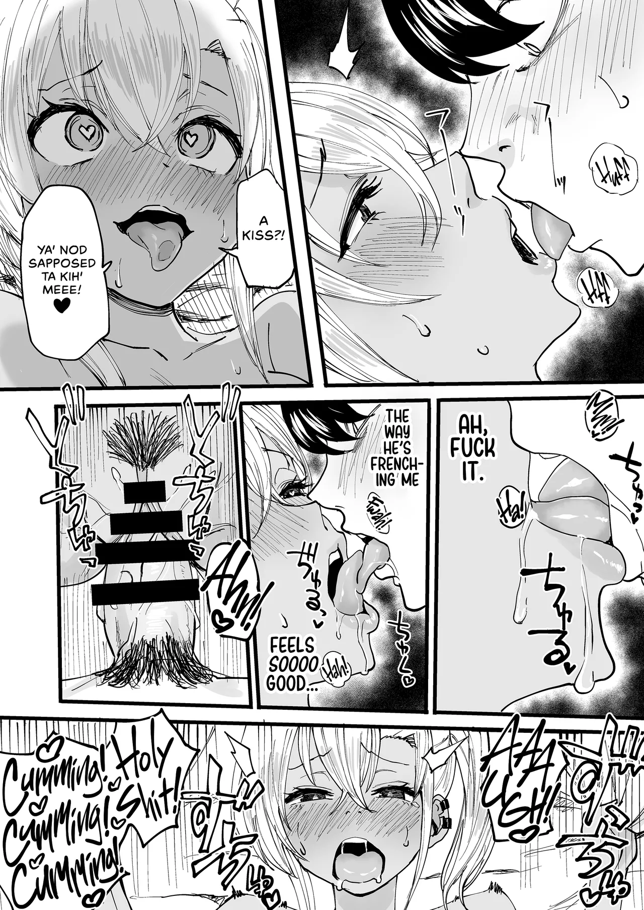 Happy Endings with a Tanned Gyaru Massage Therapist porn comic picture 37