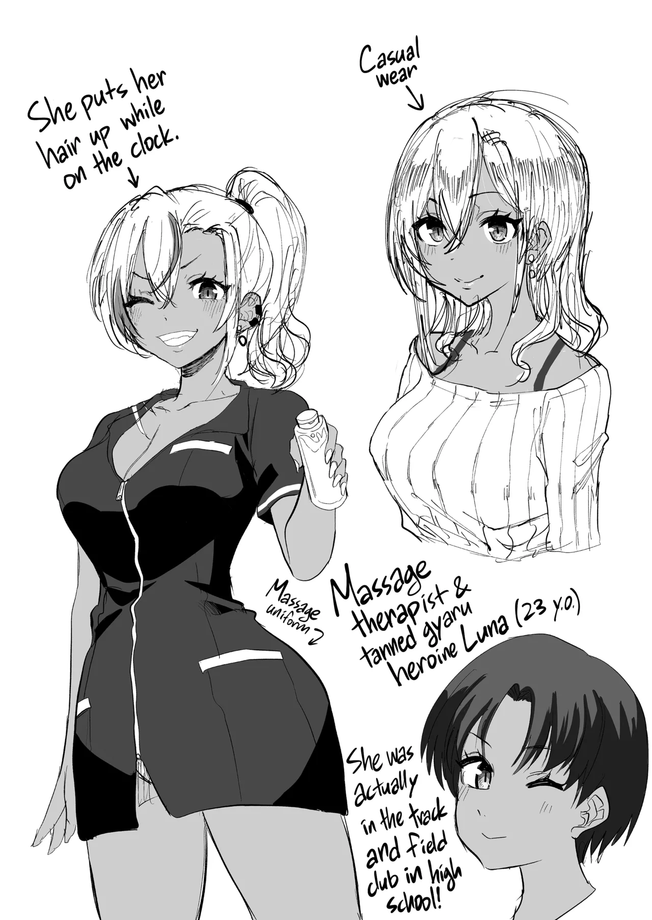 Happy Endings with a Tanned Gyaru Massage Therapist porn comic picture 42