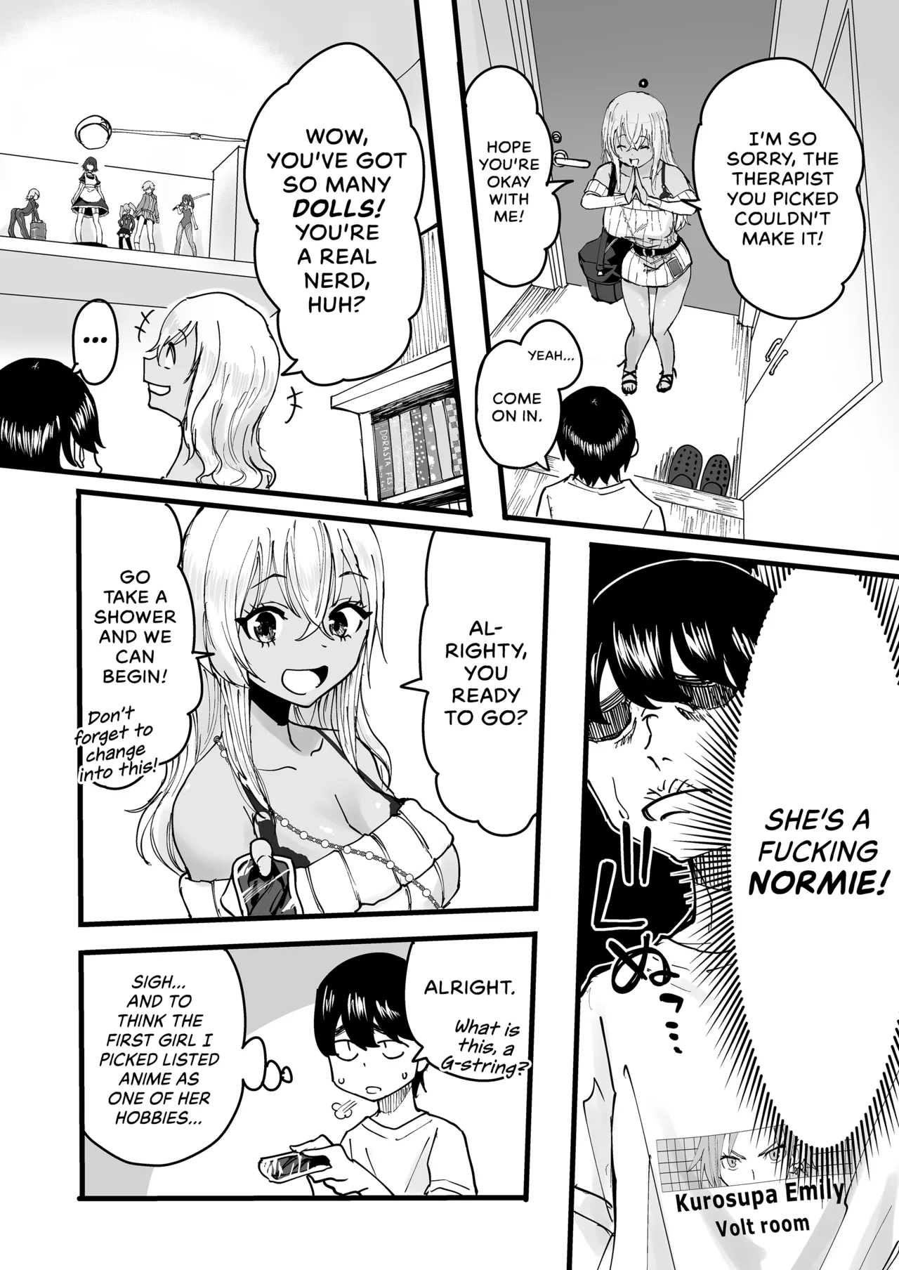 Happy Endings with a Tanned Gyaru Massage Therapist porn comic picture 5
