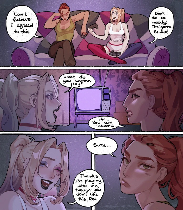 Harley x Ivy porn comic picture 4