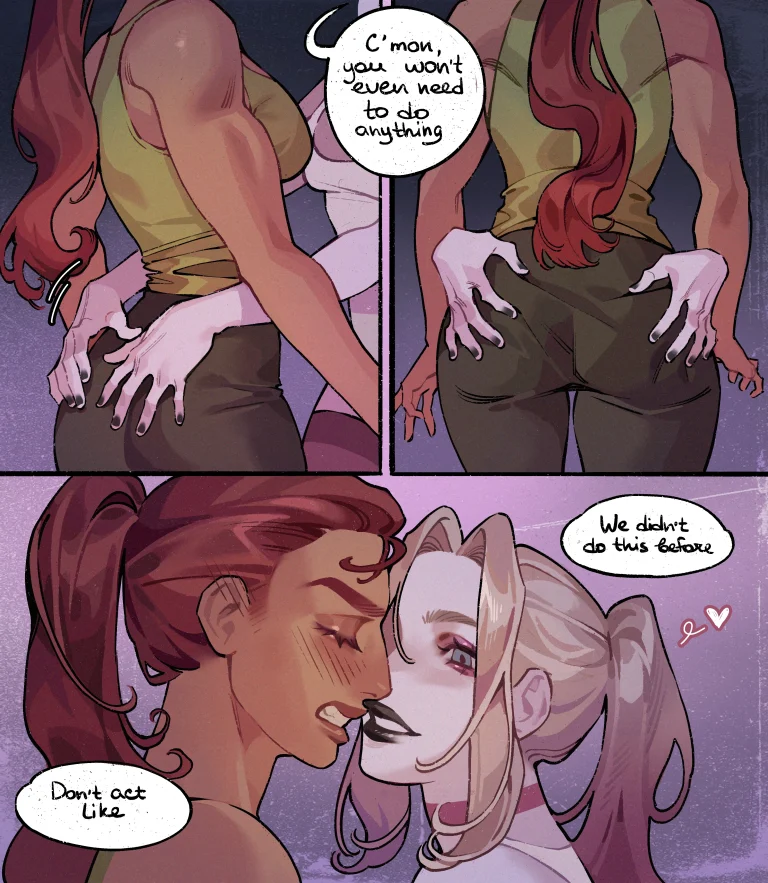 Harley x Ivy porn comic picture 6