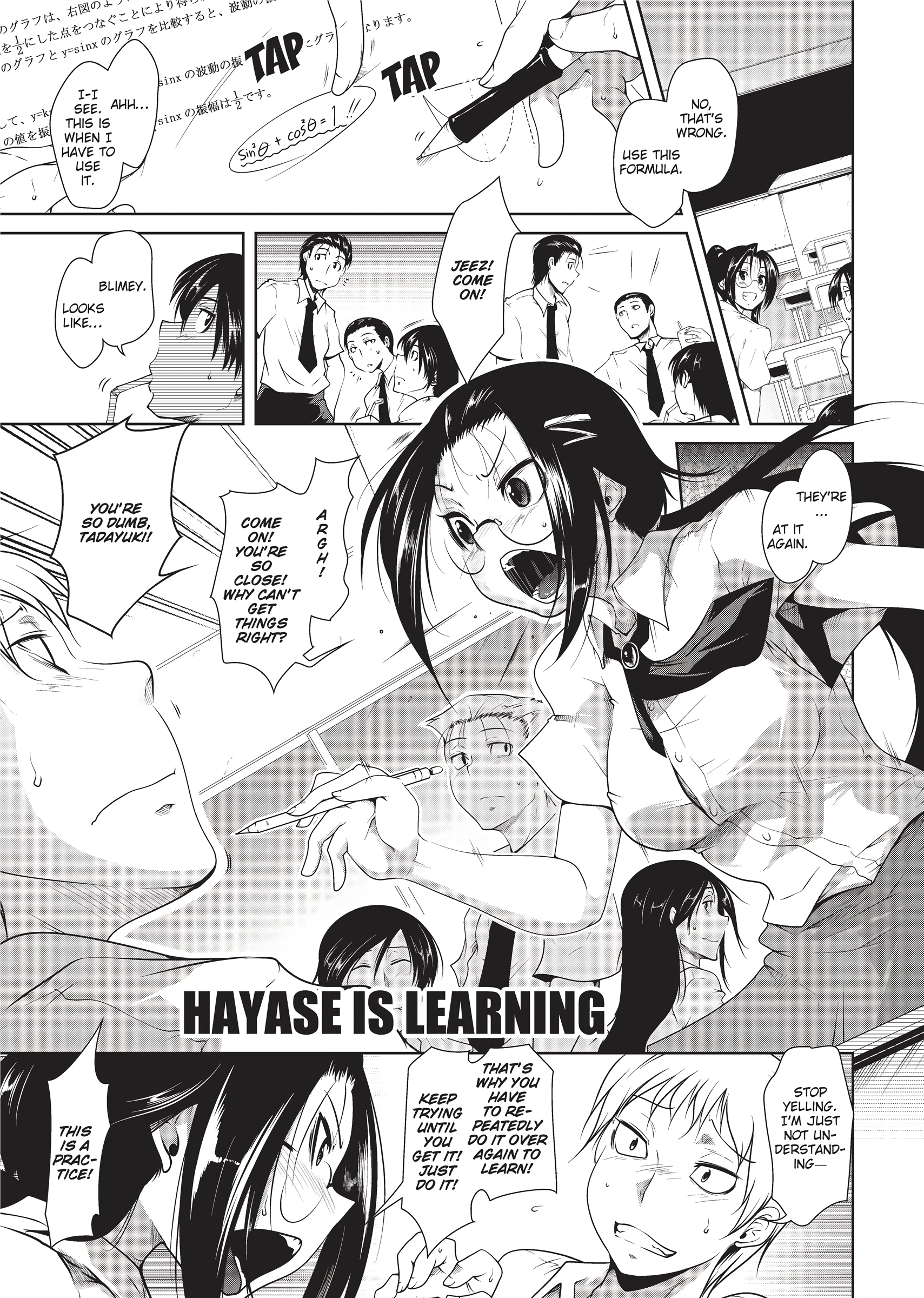 Hayase is Learning porn comic picture 1