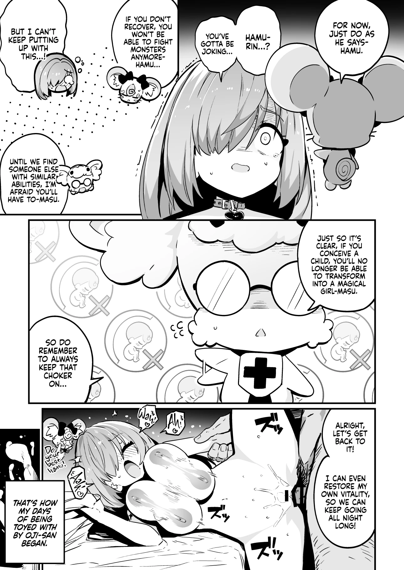 Healing (Breaking) a Magical Girl - Only Oji-san Can Cure Her Wounds! porn comic picture 20