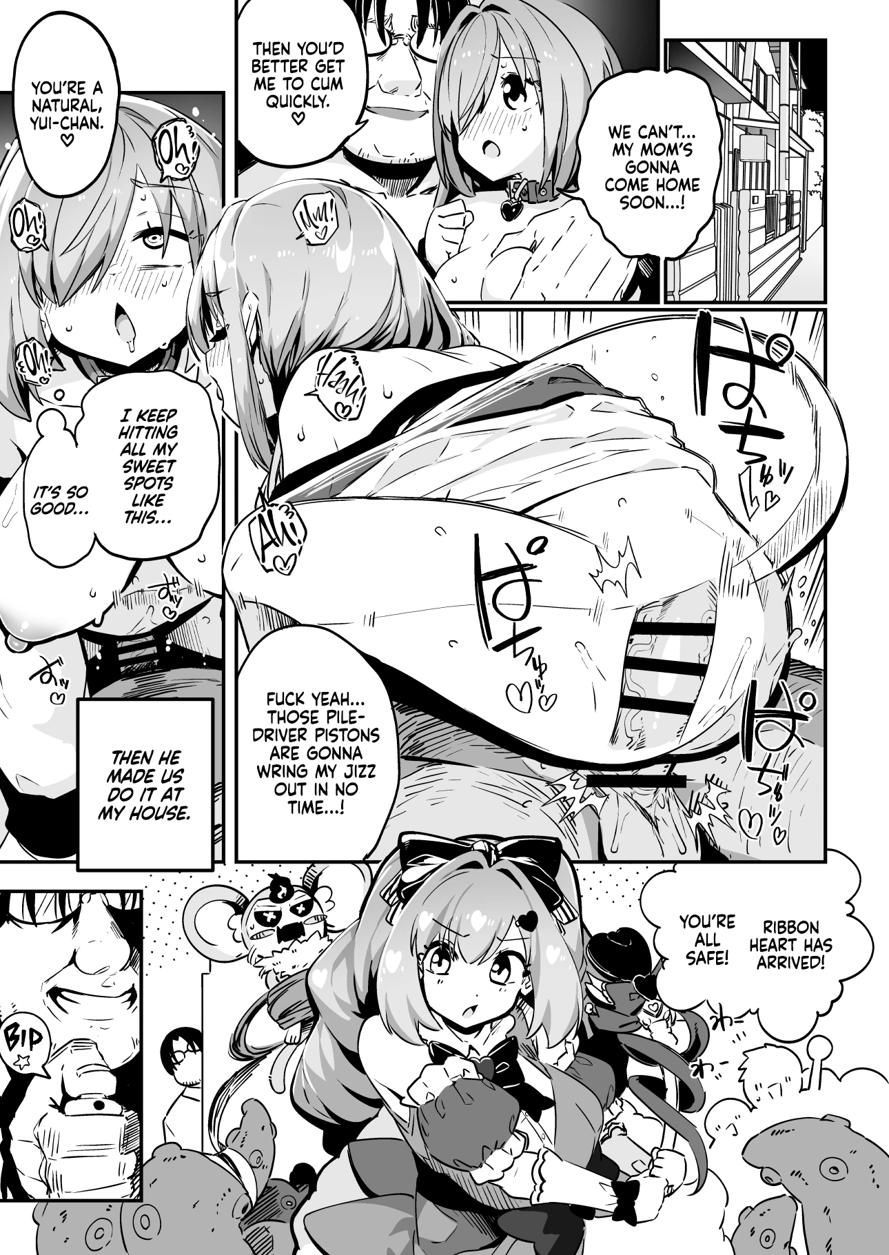 Healing (Breaking) a Magical Girl - Only Oji-san Can Cure Her Wounds! porn comic picture 26