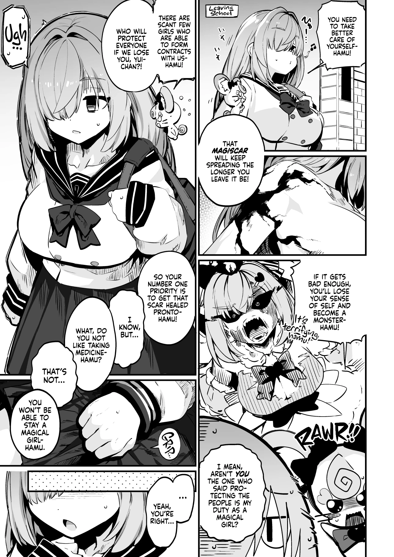Healing (Breaking) a Magical Girl - Only Oji-san Can Cure Her Wounds! porn comic picture 8