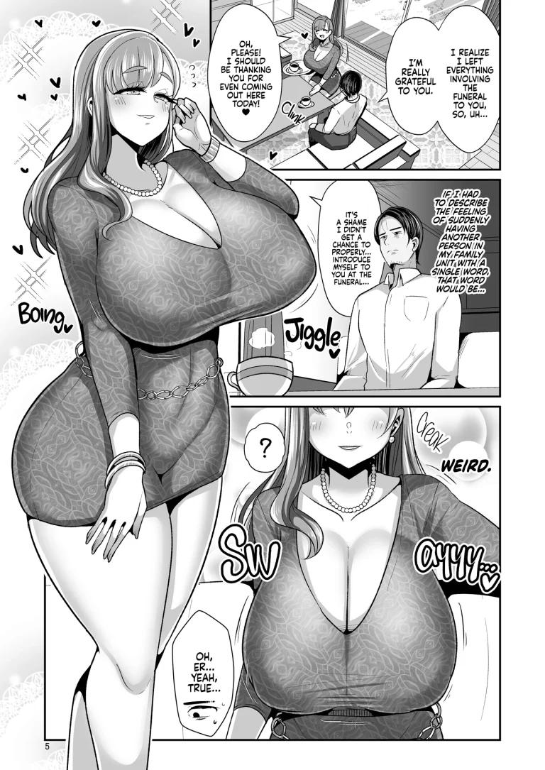 Her, My Younger Well-Endowed Stepmom, and Me, a Sill Old Guy Who’s Only Ever Wanted to Be Loved porn comic picture 4