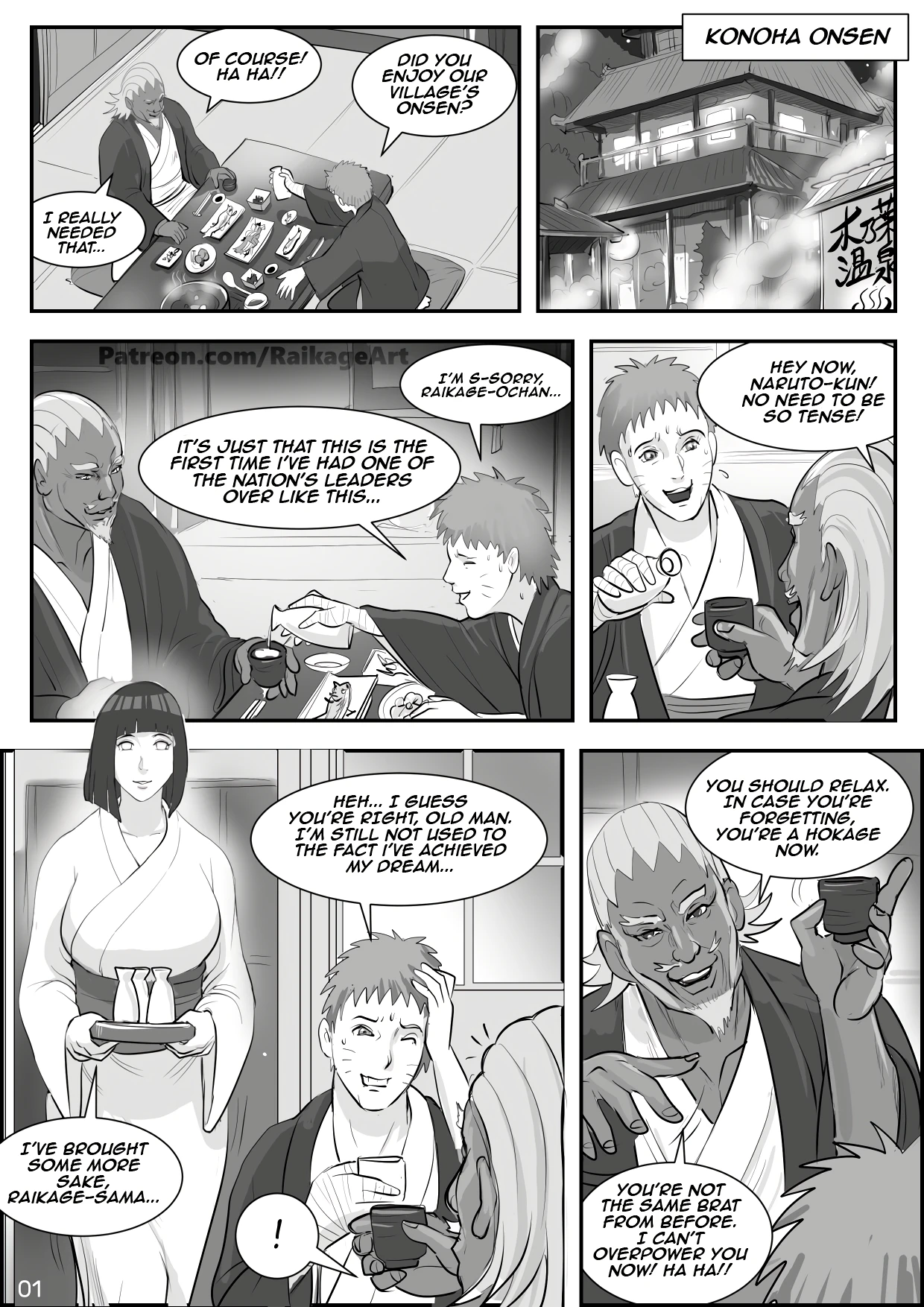 Hidden Affair of Konoha porn comic picture 2
