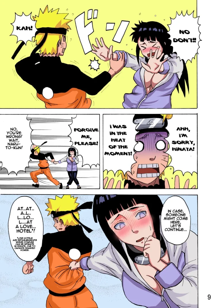 Hinata Fight (Colored) porn comic picture 10