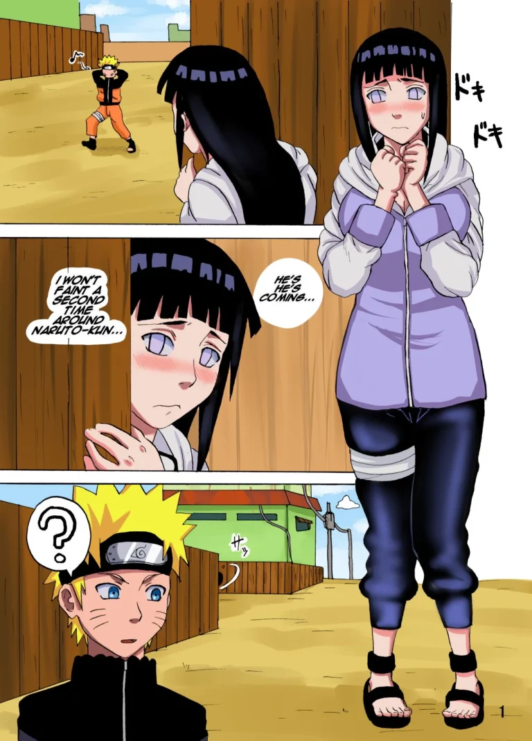 Hinata Fight (Colored) porn comic picture 2