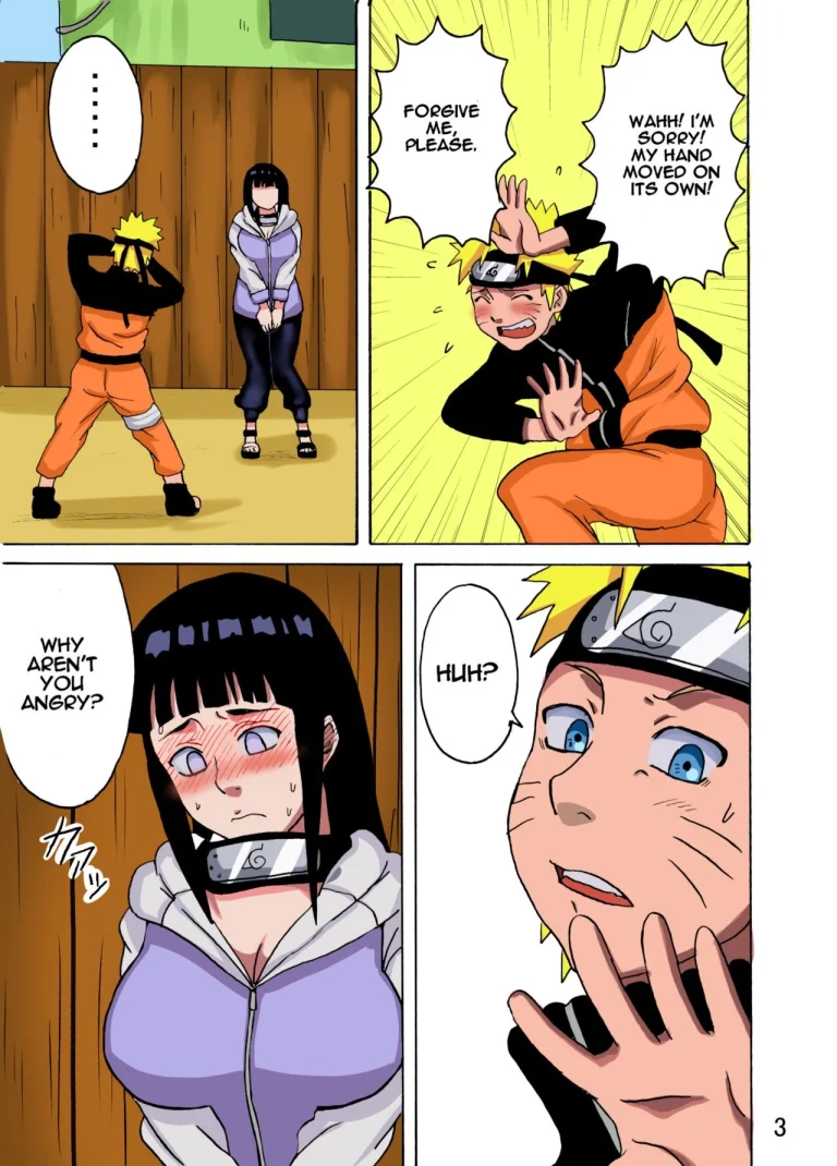 Hinata Fight (Colored) porn comic picture 4