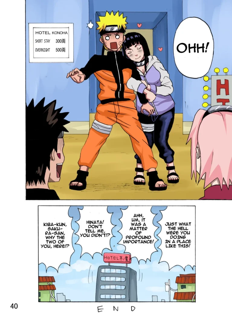 Hinata Fight (Colored) porn comic picture 40