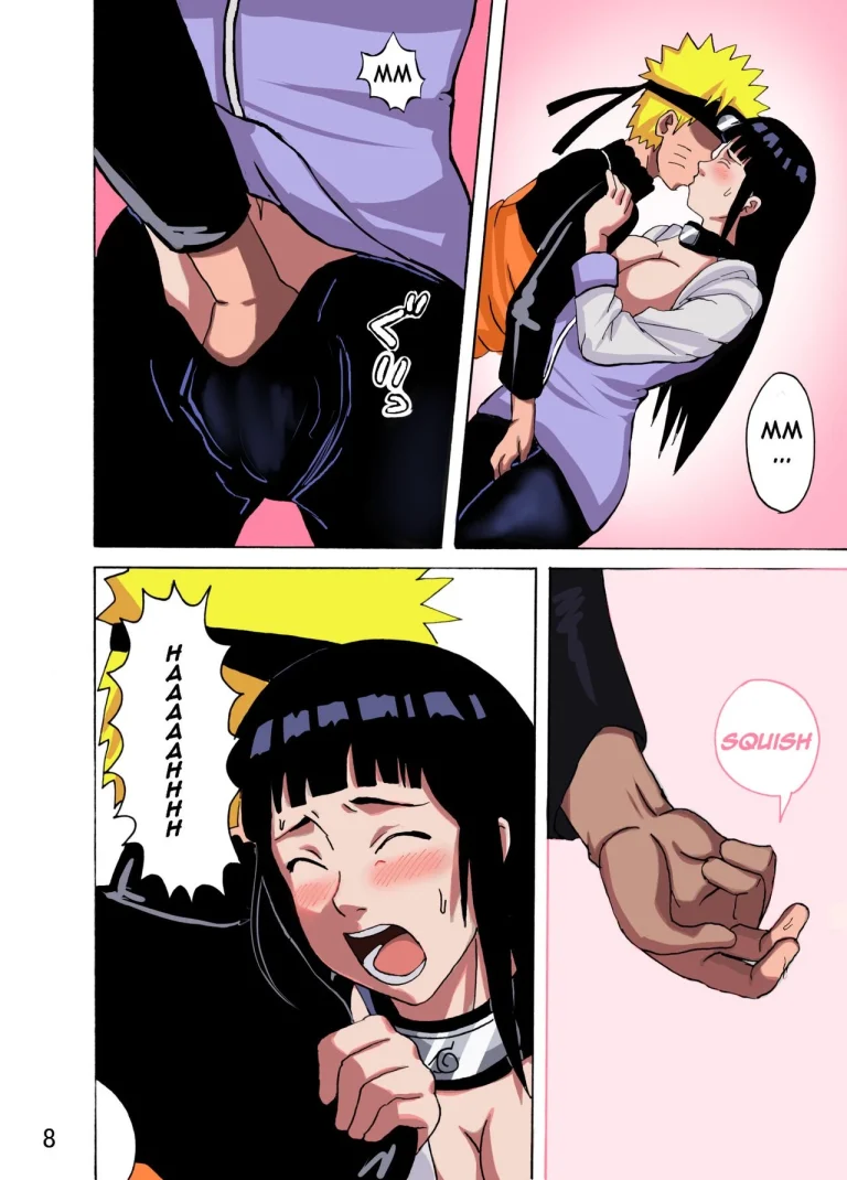 Hinata Fight (Colored) porn comic picture 9