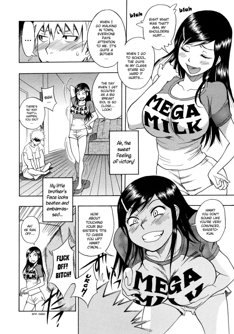 Hinnyuu Kyonyuu History | Tiny Boobs Giant Tits History porn comic picture 4