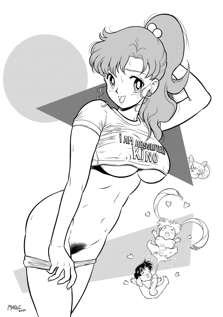 Horny Guardian Sailor Moon 2 porn comic picture 1