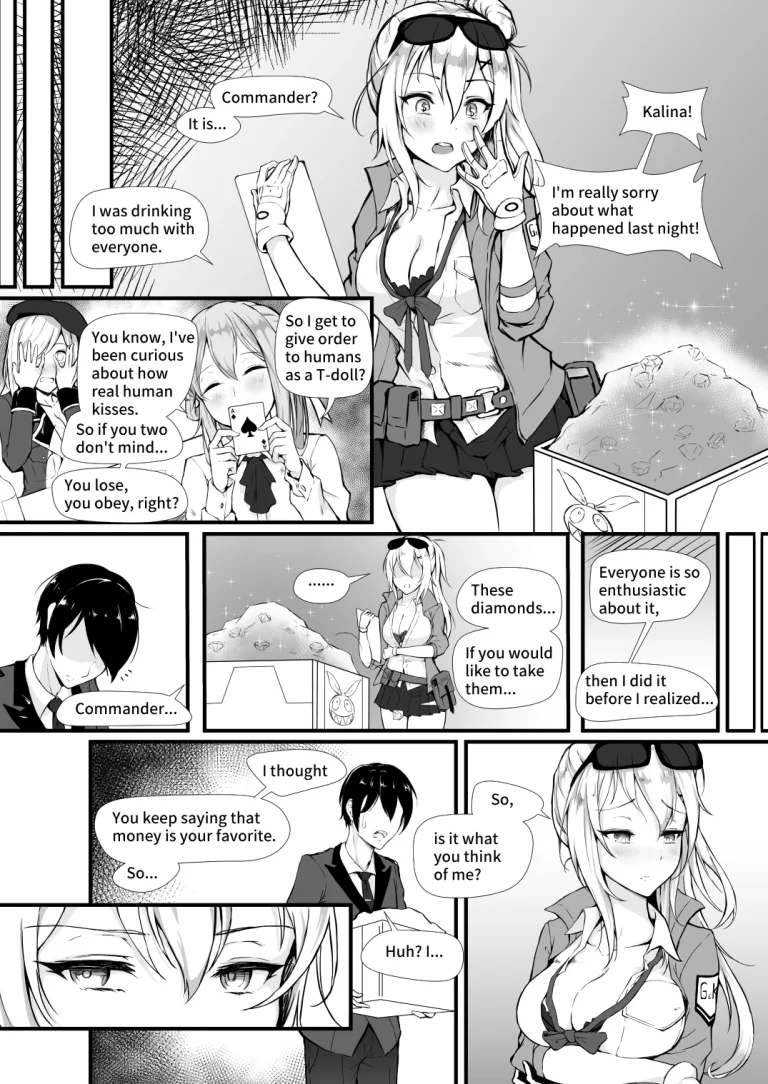 How Many Diamonds a Kiss Worth? porn comic picture 4