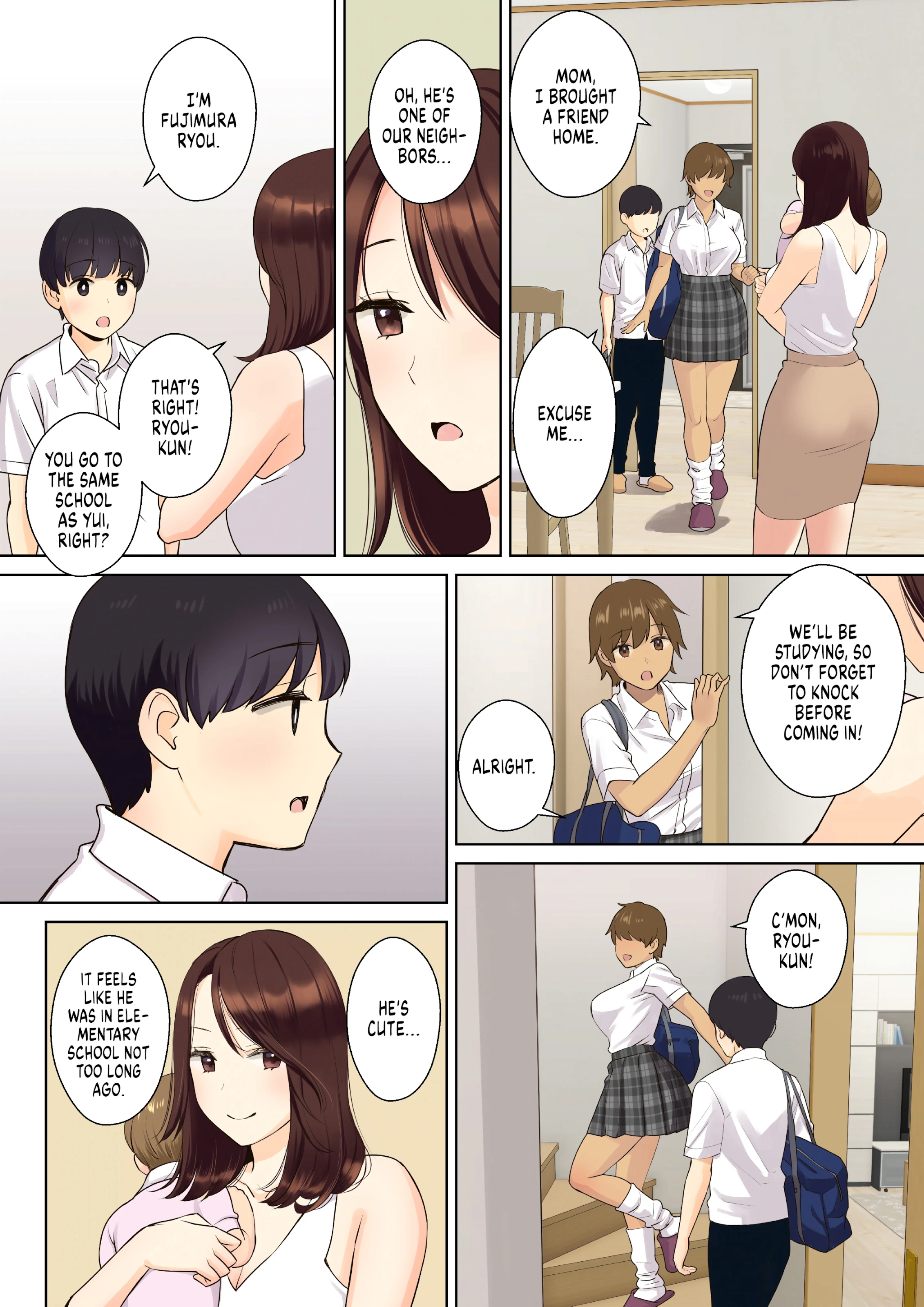 How My Girlfriend's Mom Took My Virginity porn comic picture 6