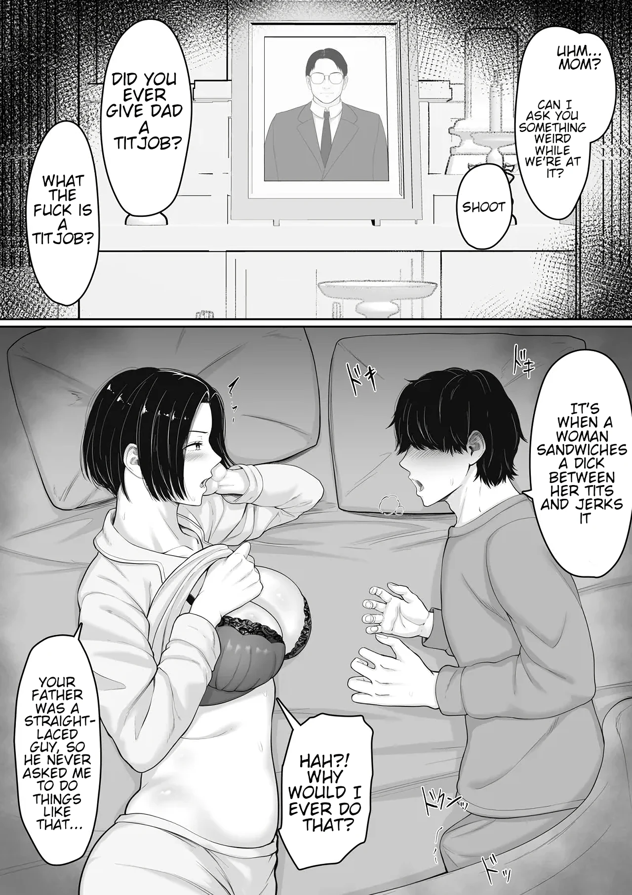 How My Hotheaded Mom And I Went From Always Fighting To Getting Along... After I Came Inside porn comic picture 9